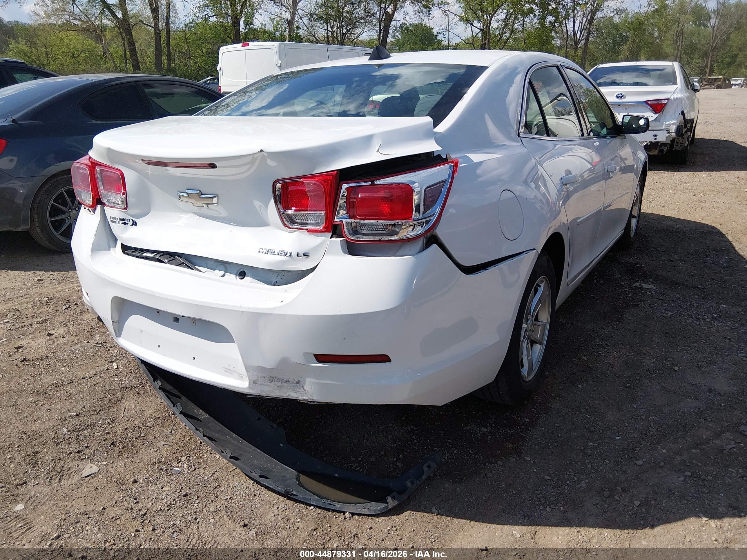 2014 Chevrolet Malibu 1ls White vin: 1G11B5SL7EF108227