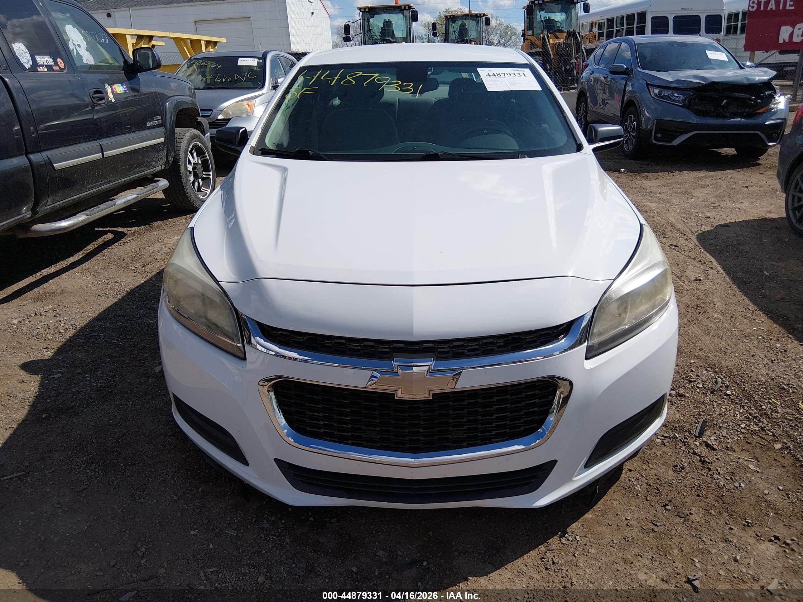 2014 Chevrolet Malibu 1ls White vin: 1G11B5SL7EF108227