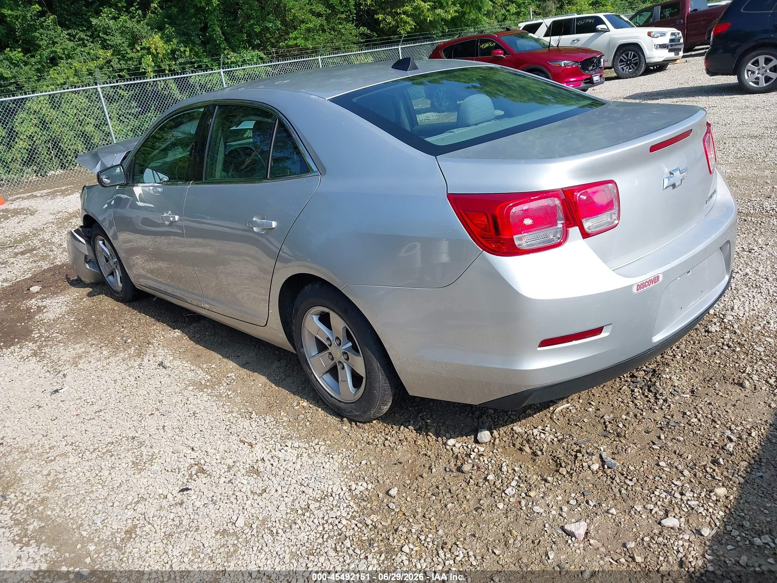 2014 Chevrolet Malibu 1ls Silver vin: 1G11B5SL7EF121849