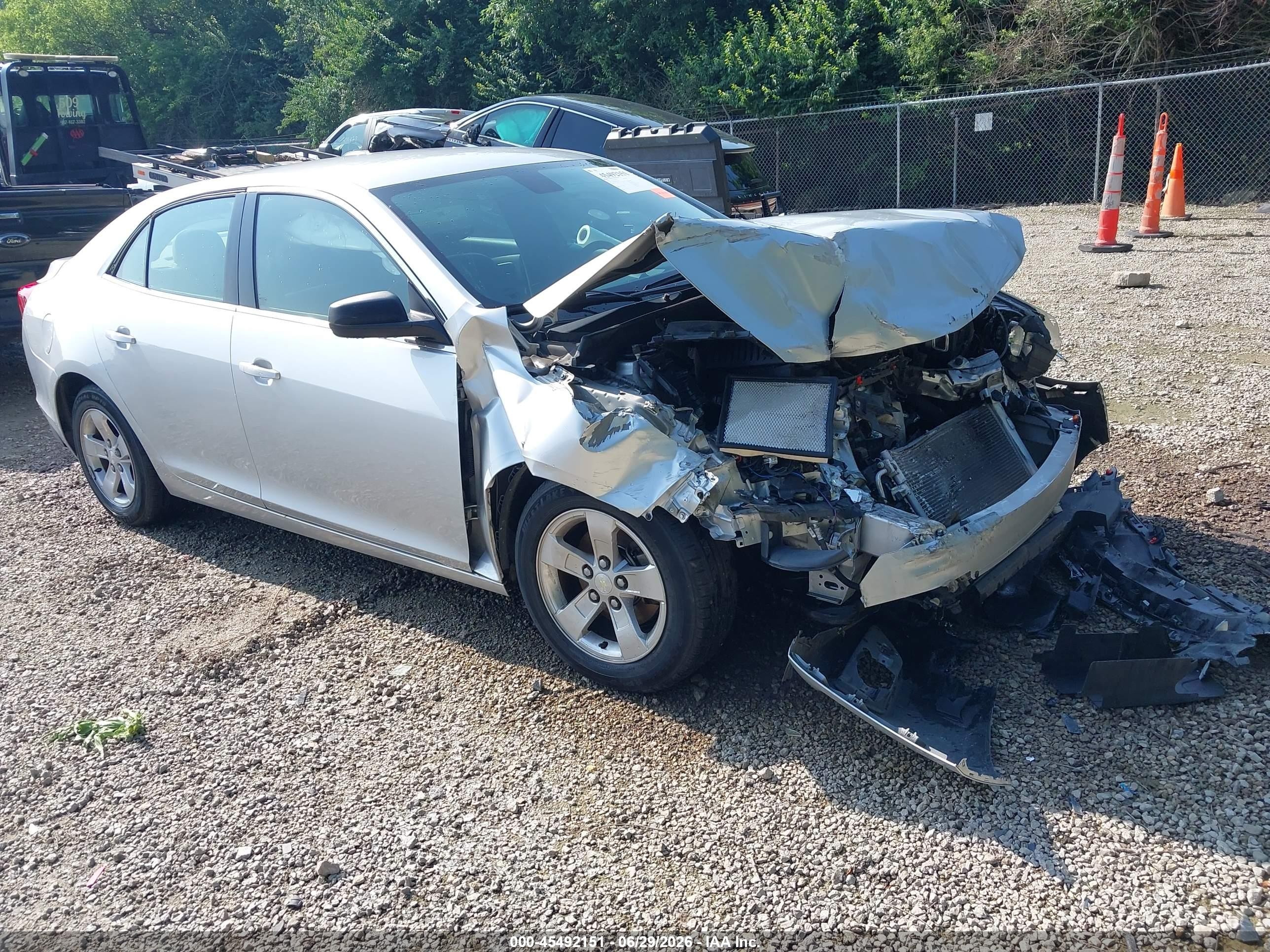2014 Chevrolet Malibu 1ls Silver vin: 1G11B5SL7EF121849