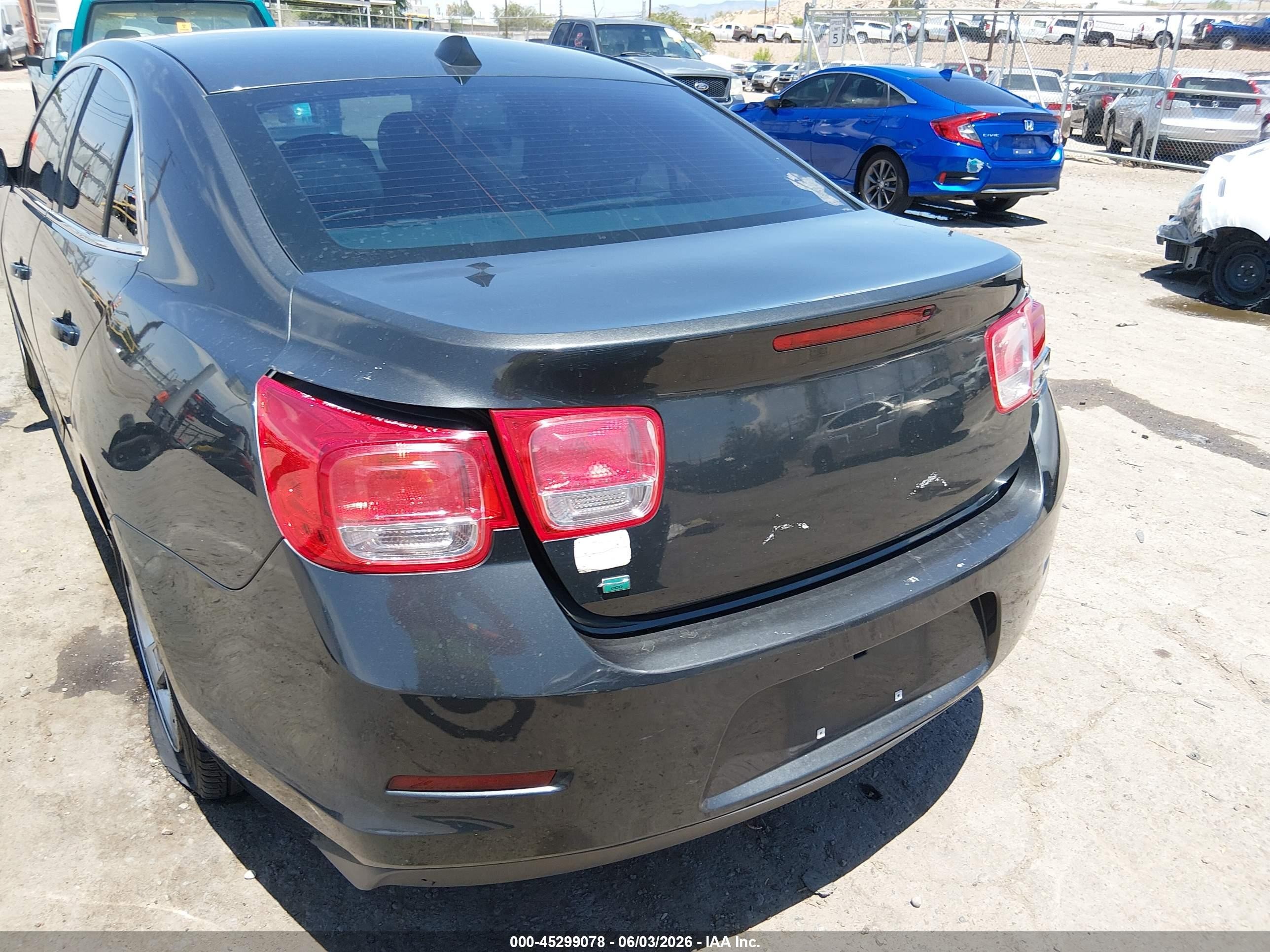 2014 Chevrolet Malibu 1ls Gray vin: 1G11B5SL7EF201345