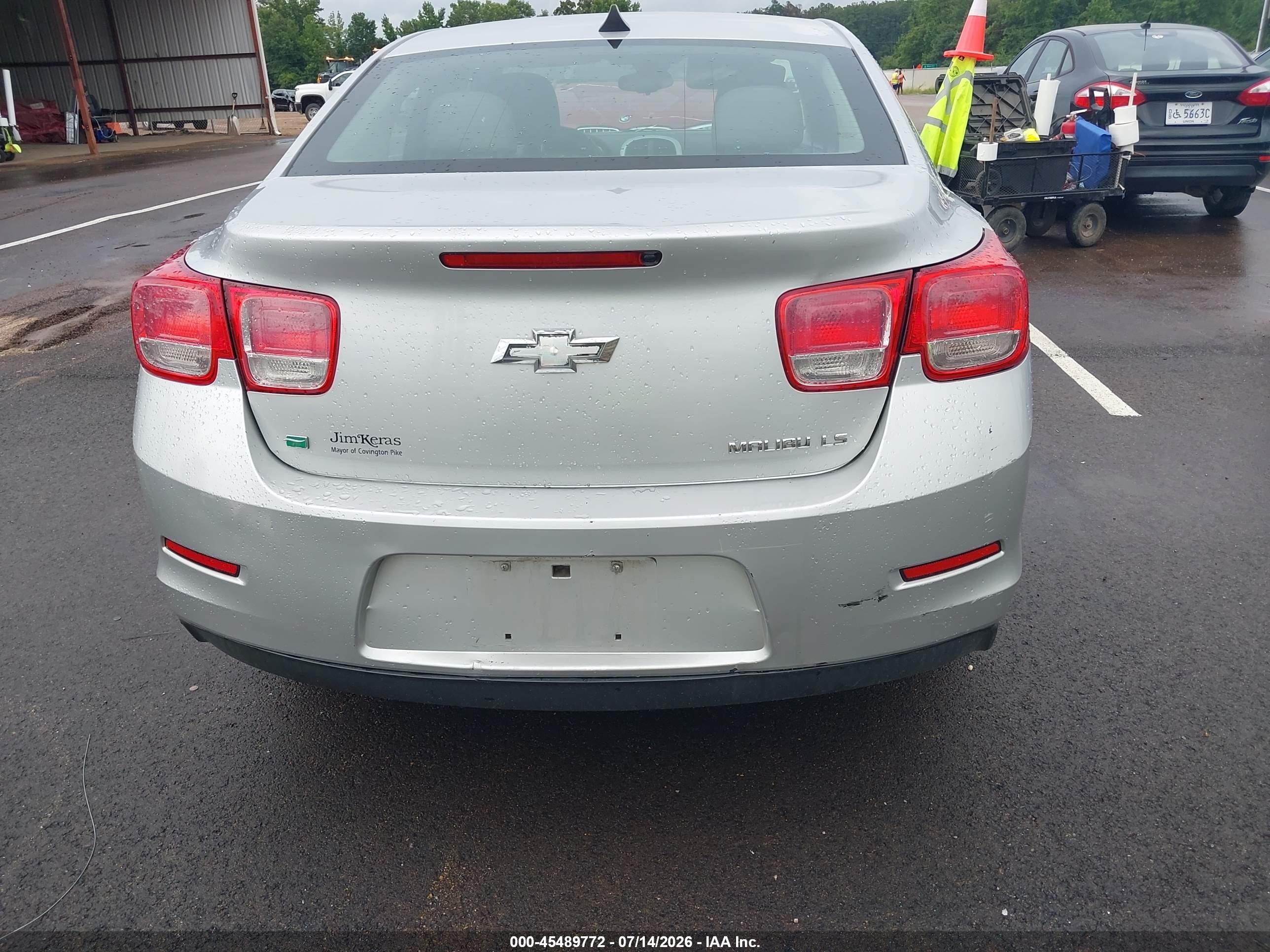 2014 Chevrolet Malibu 1ls Silver vin: 1G11B5SL7EF216685