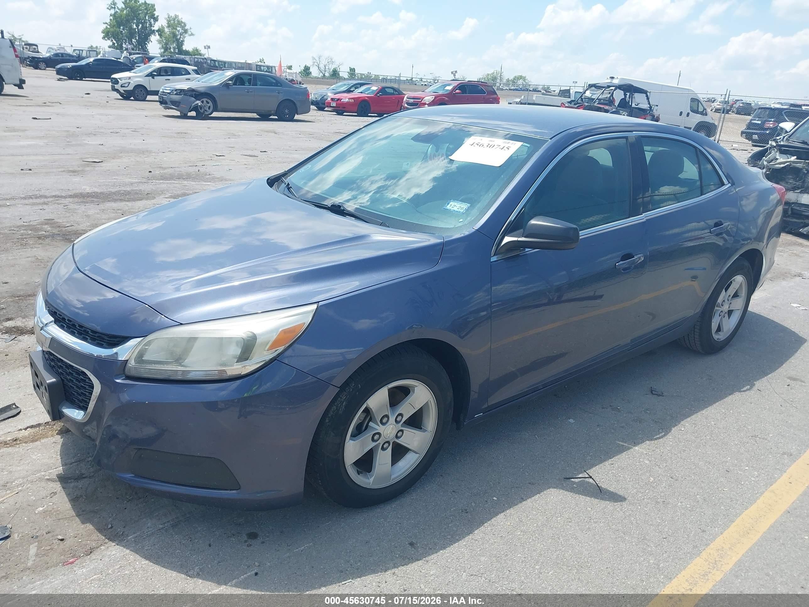 2014 Chevrolet Malibu 1ls Blue vin: 1G11B5SL7EF220428