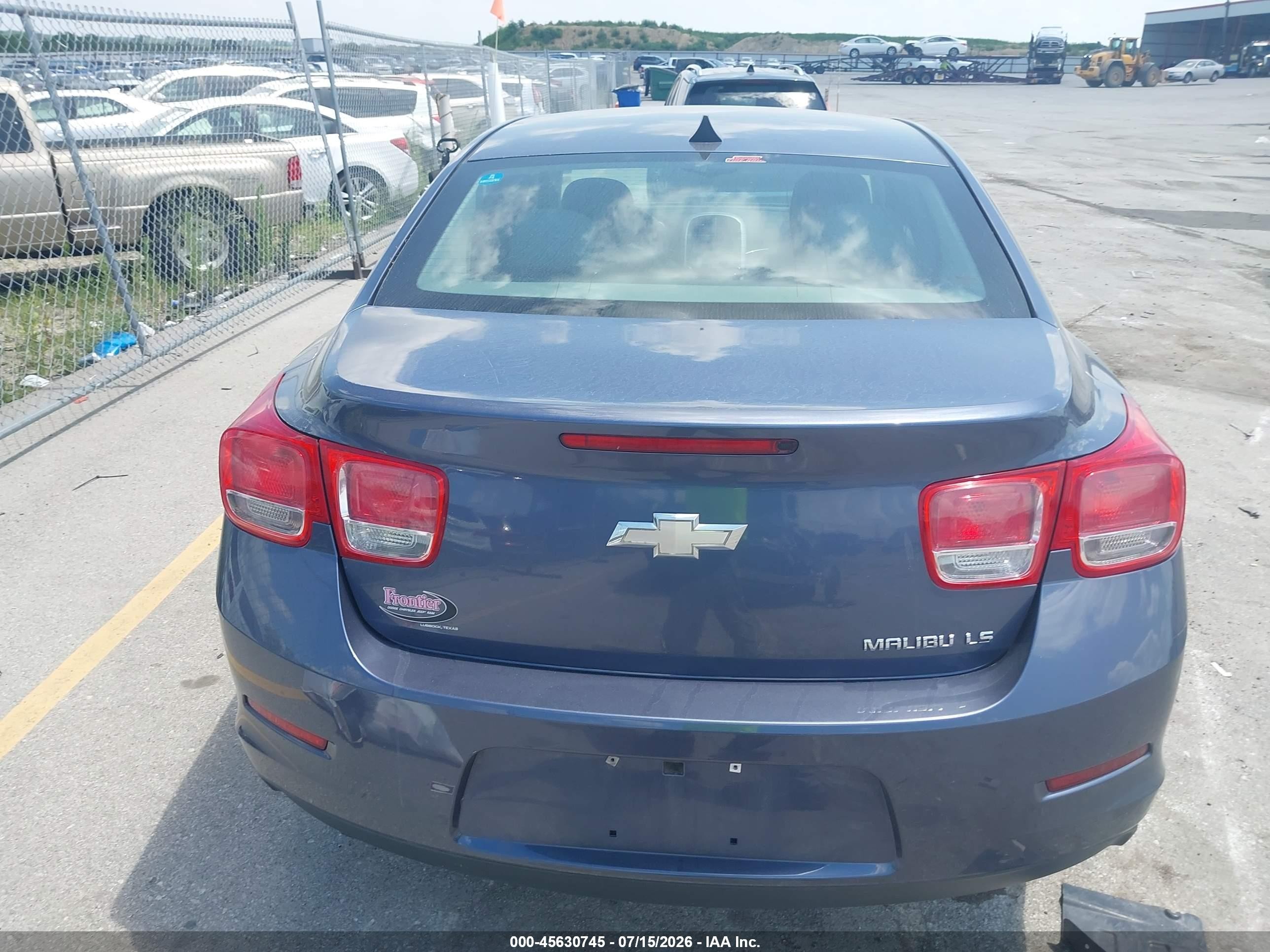 2014 Chevrolet Malibu 1ls Blue vin: 1G11B5SL7EF220428