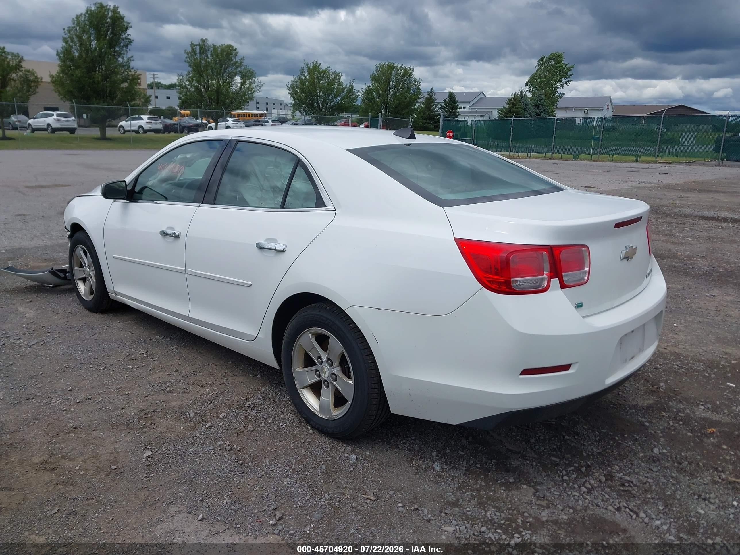 2014 Chevrolet Malibu 1ls White vin: 1G11B5SL7EF272755