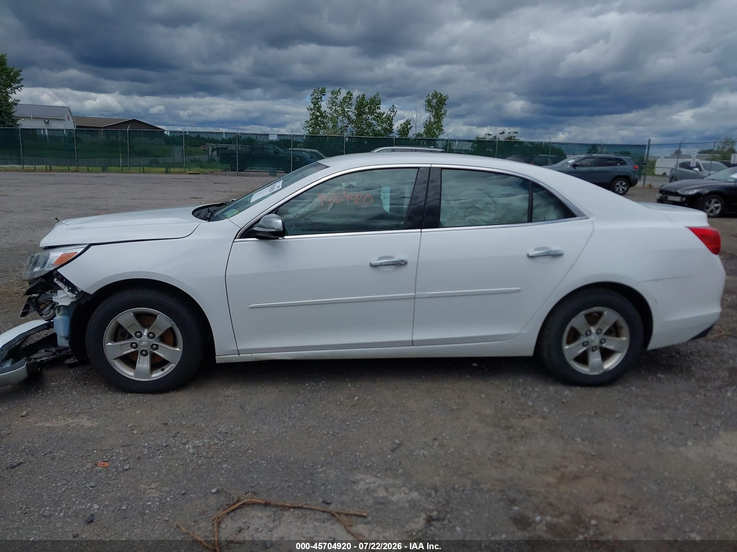 2014 Chevrolet Malibu 1ls White vin: 1G11B5SL7EF272755