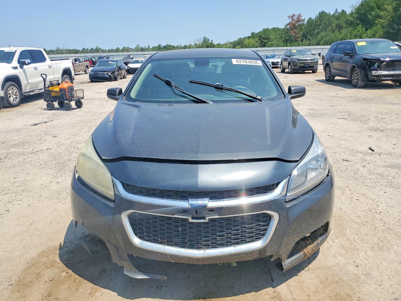 2015 Chevrolet Malibu Ls Gray vin: 1G11B5SL7FF102994