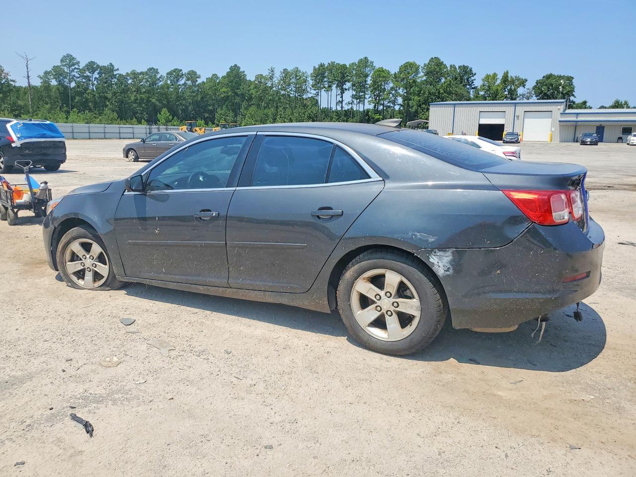 2015 Chevrolet Malibu Ls Gray vin: 1G11B5SL7FF102994