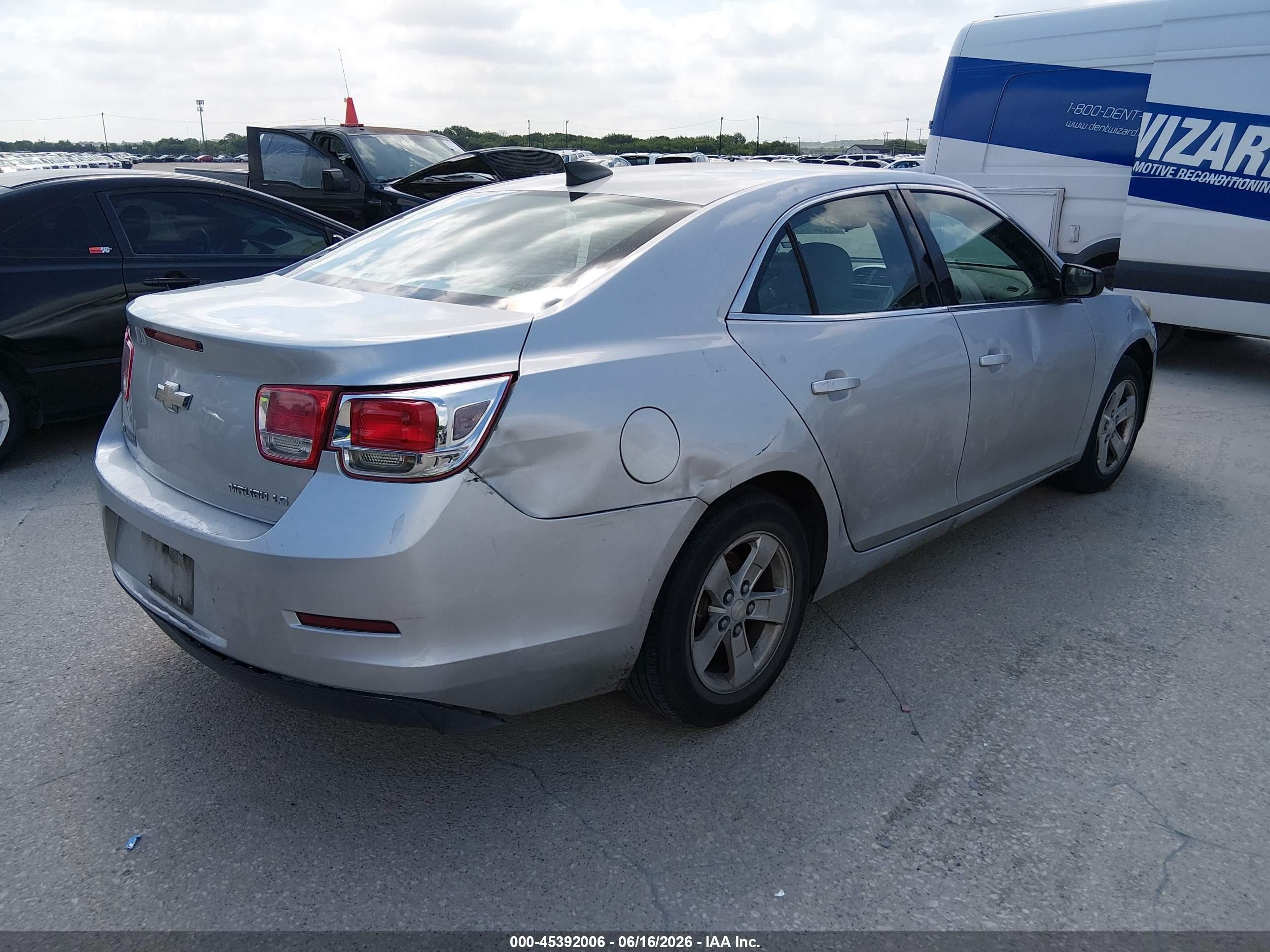 2015 Chevrolet Malibu Ls Gray vin: 1G11B5SL7FF115535