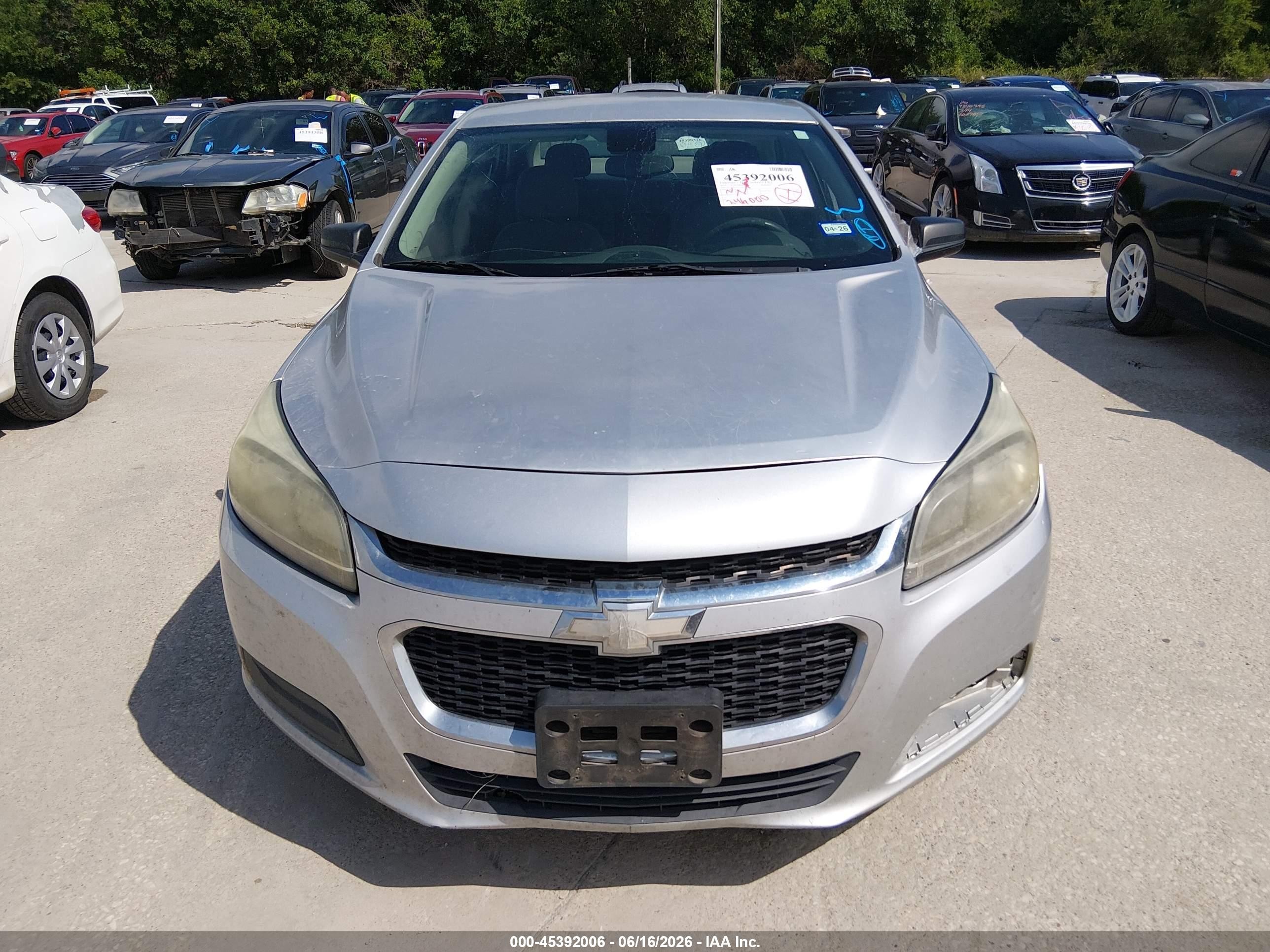2015 Chevrolet Malibu Ls Gray vin: 1G11B5SL7FF115535