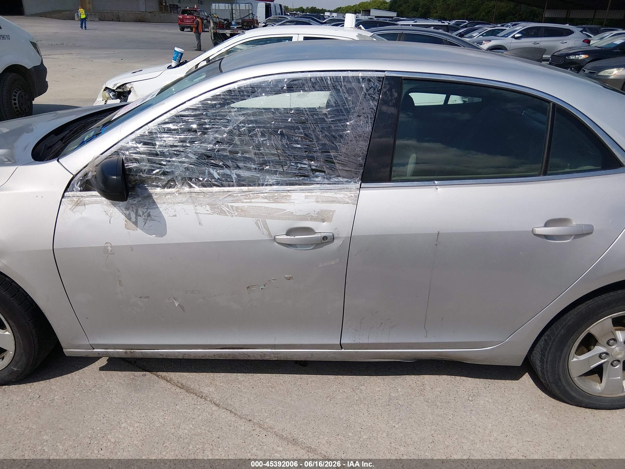 2015 Chevrolet Malibu Ls Gray vin: 1G11B5SL7FF115535
