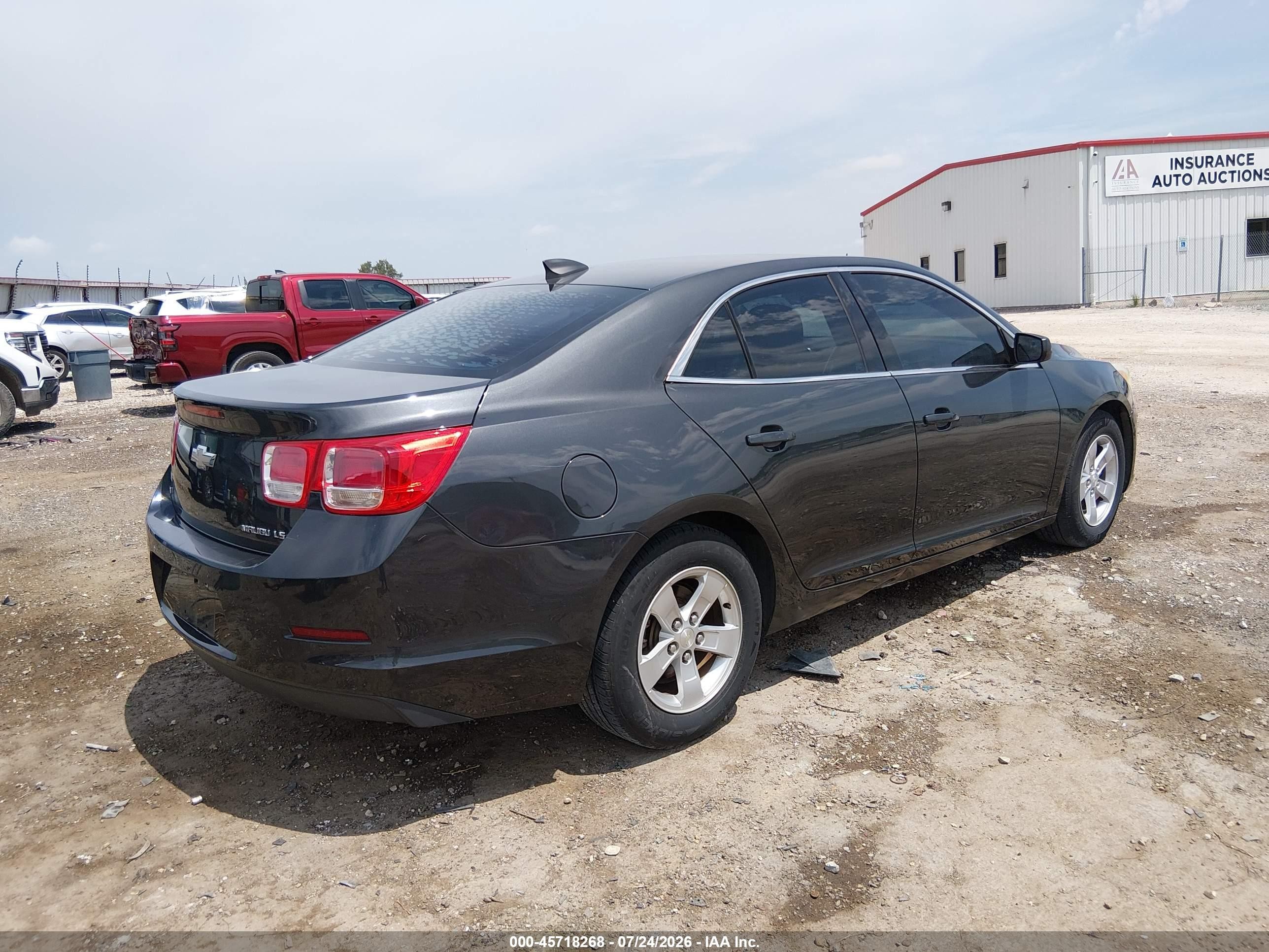 2015 Chevrolet Malibu Ls Gray vin: 1G11B5SL7FF150513