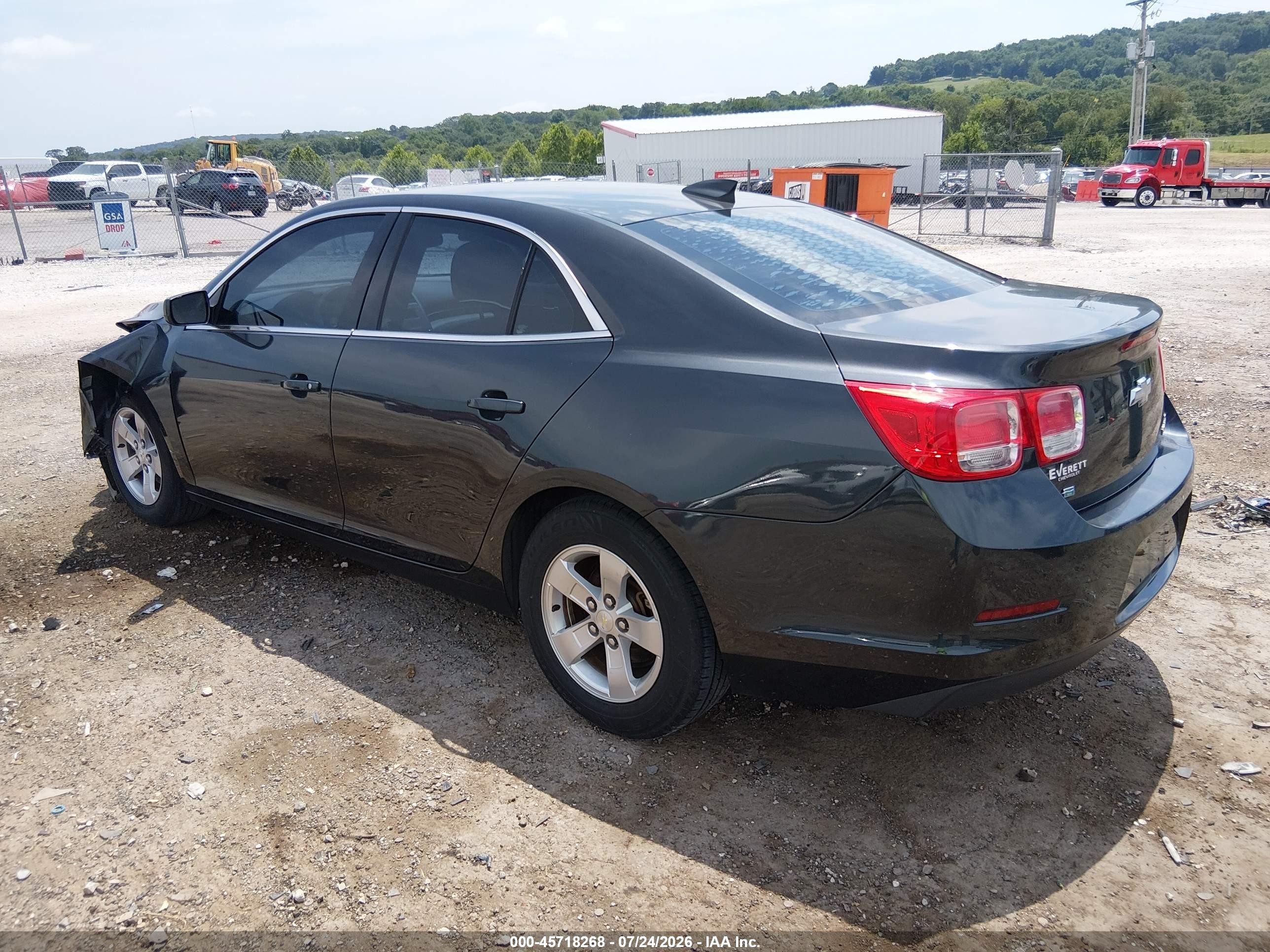 2015 Chevrolet Malibu Ls Gray vin: 1G11B5SL7FF150513