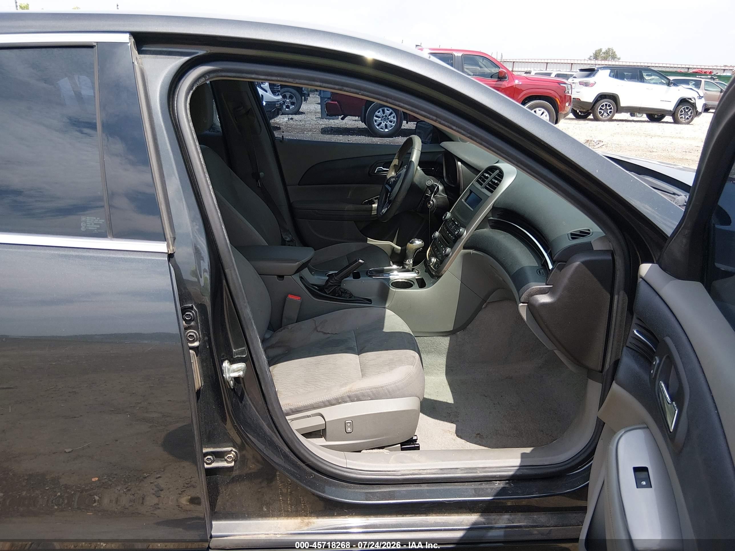 2015 Chevrolet Malibu Ls Gray vin: 1G11B5SL7FF150513