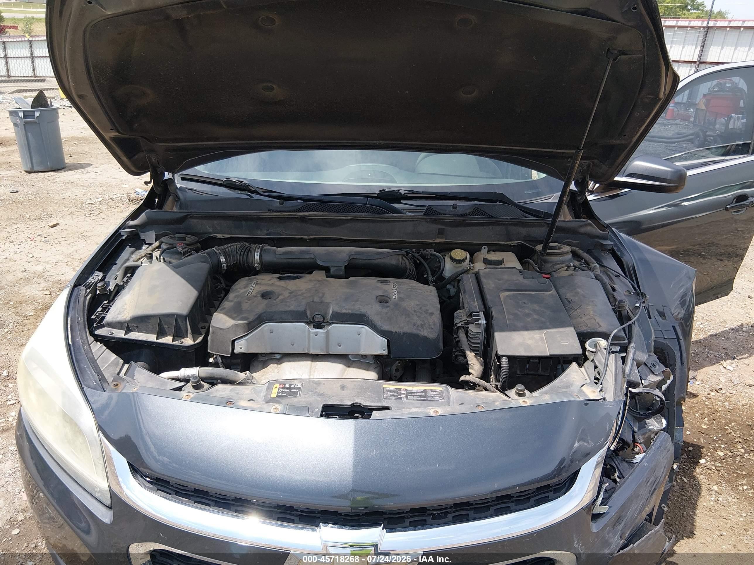 2015 Chevrolet Malibu Ls Gray vin: 1G11B5SL7FF150513