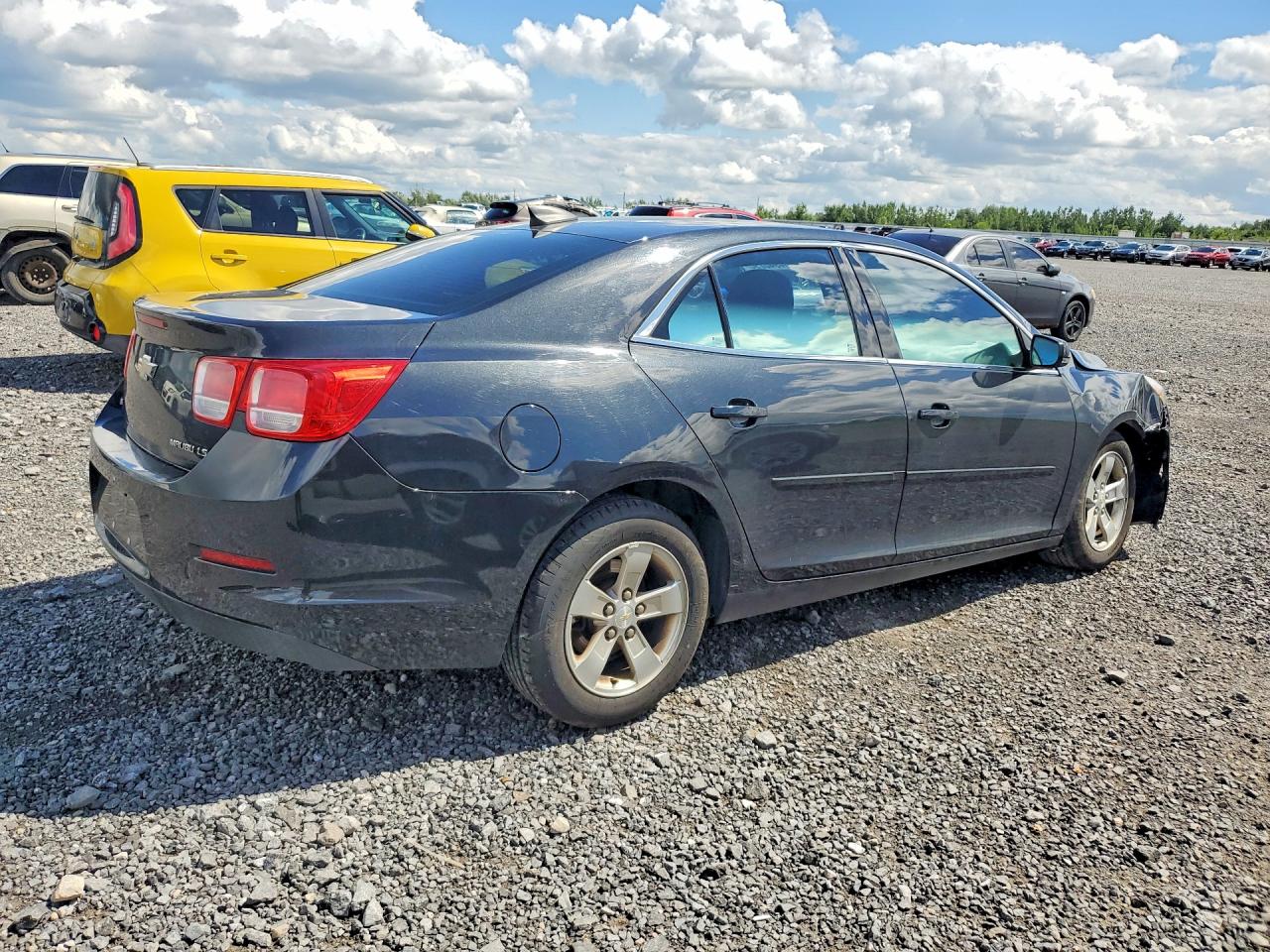 2015 Chevrolet Malibu Ls Black vin: 1G11B5SL7FF162001