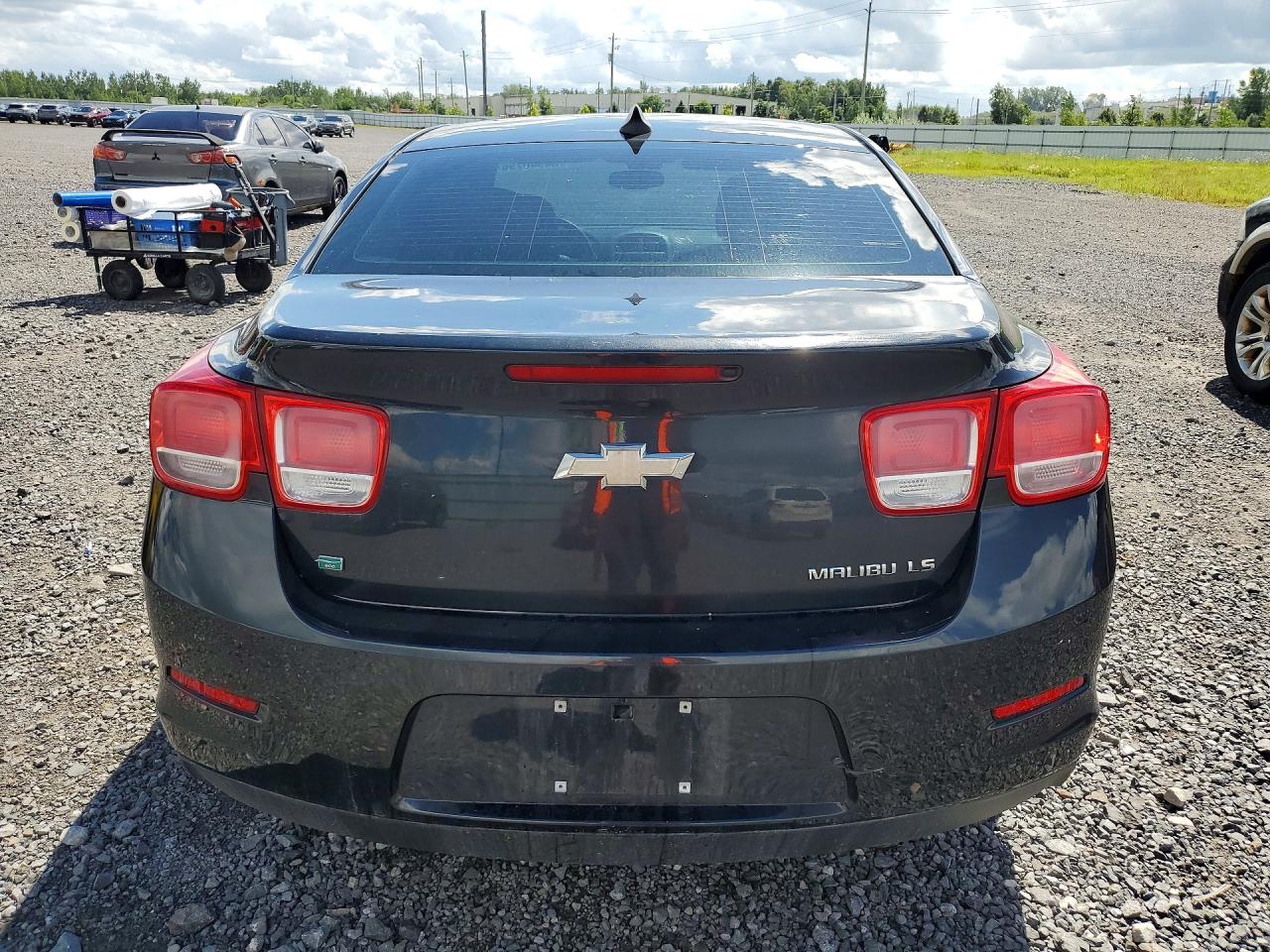 2015 Chevrolet Malibu Ls Black vin: 1G11B5SL7FF162001