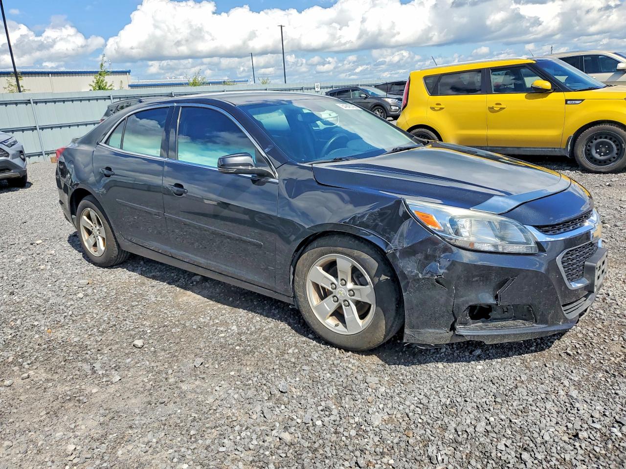 2015 Chevrolet Malibu Ls Black vin: 1G11B5SL7FF162001
