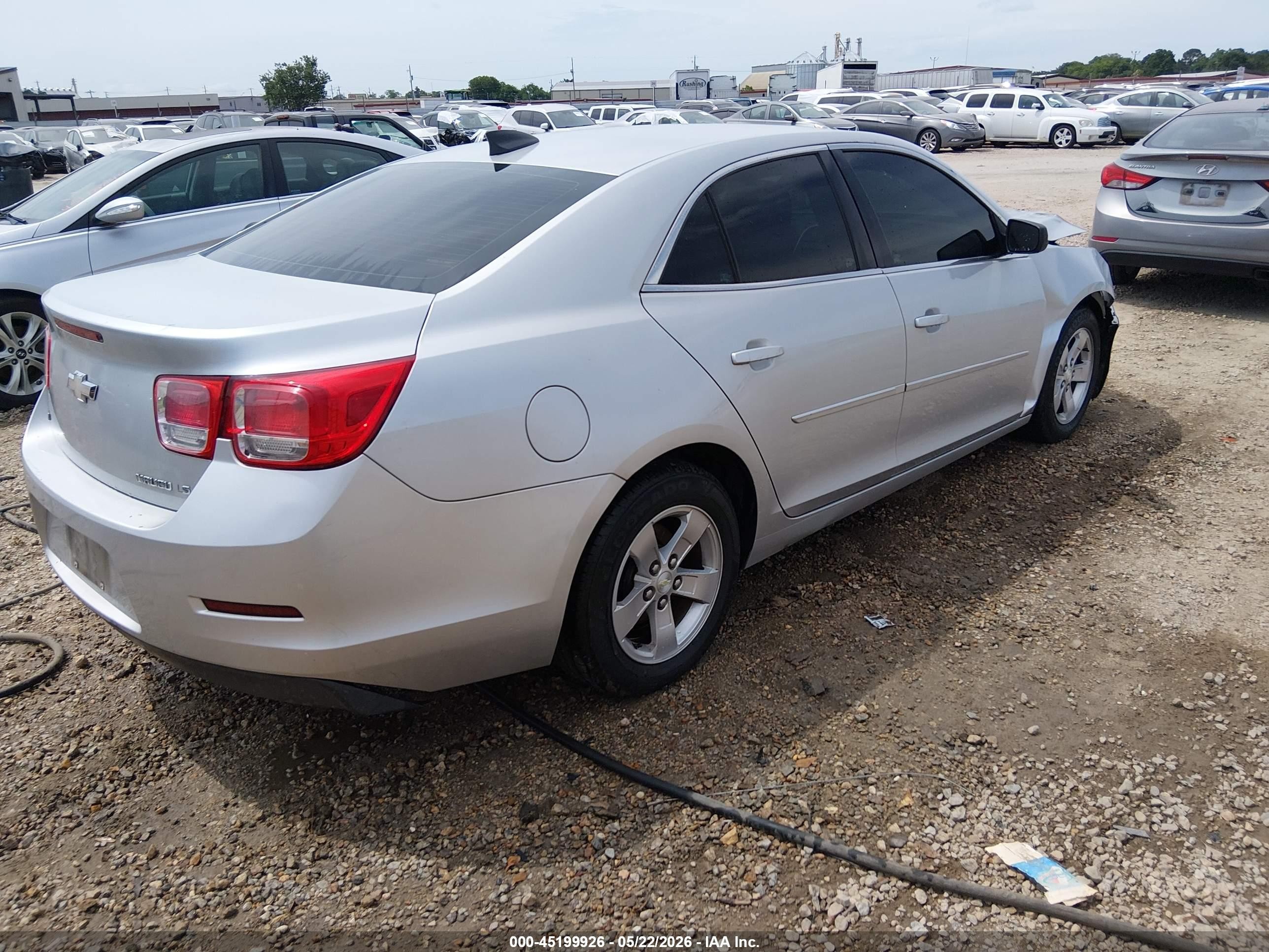 2015 Chevrolet Malibu Ls Silver vin: 1G11B5SL7FF185665