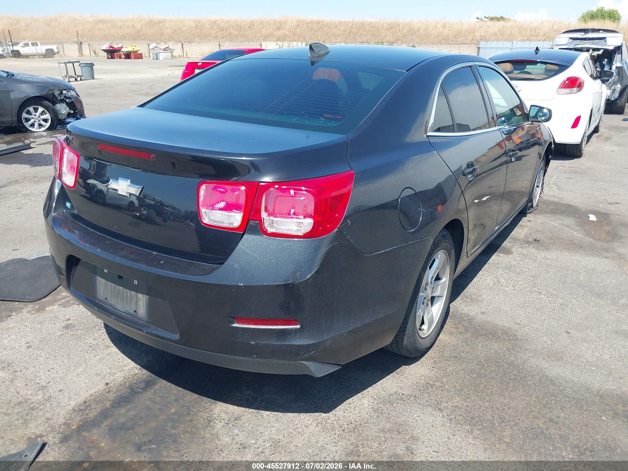 2015 Chevrolet Malibu Ls Черный vin: 1G11B5SL7FF189229