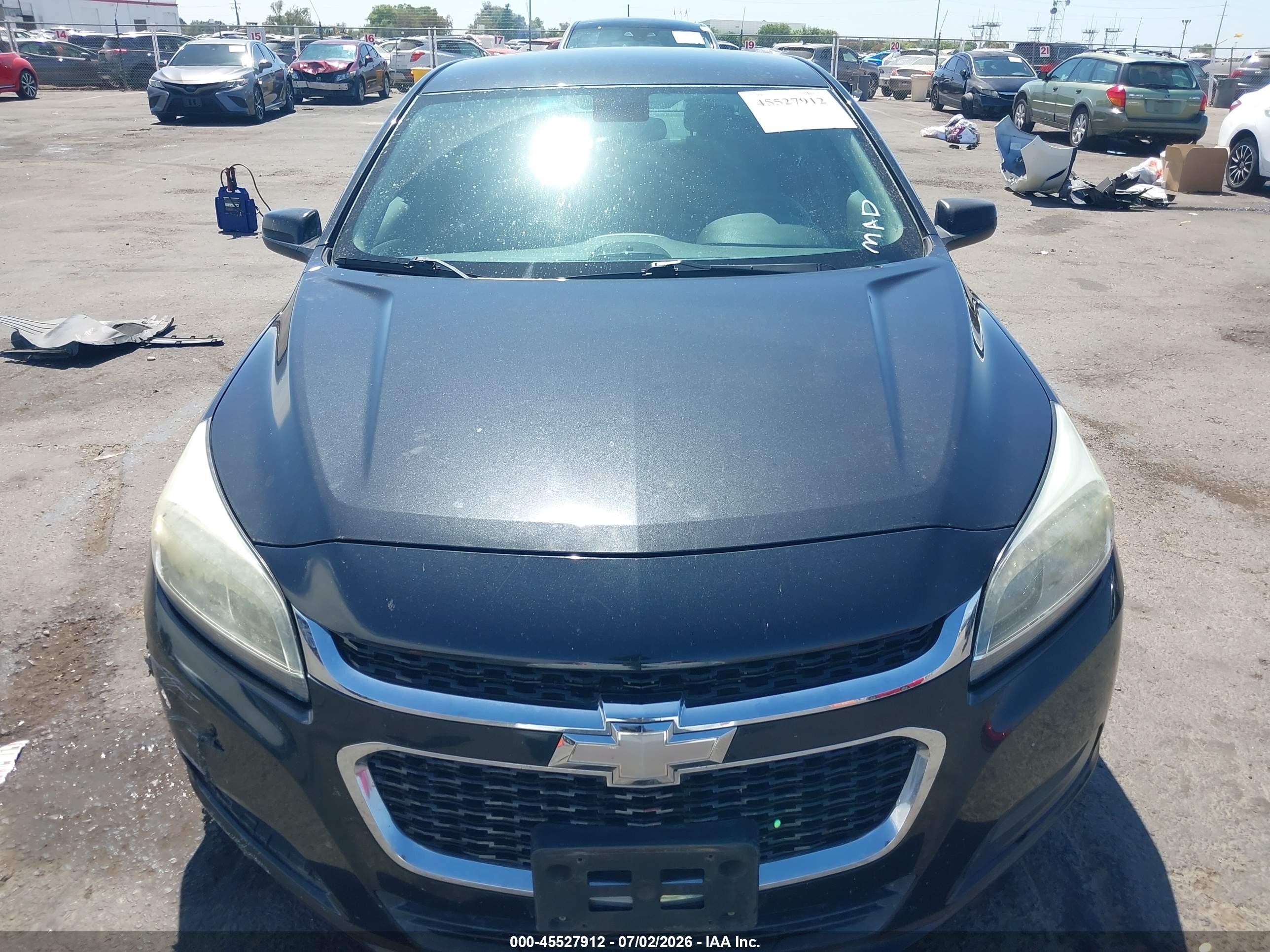 2015 Chevrolet Malibu Ls Черный vin: 1G11B5SL7FF189229