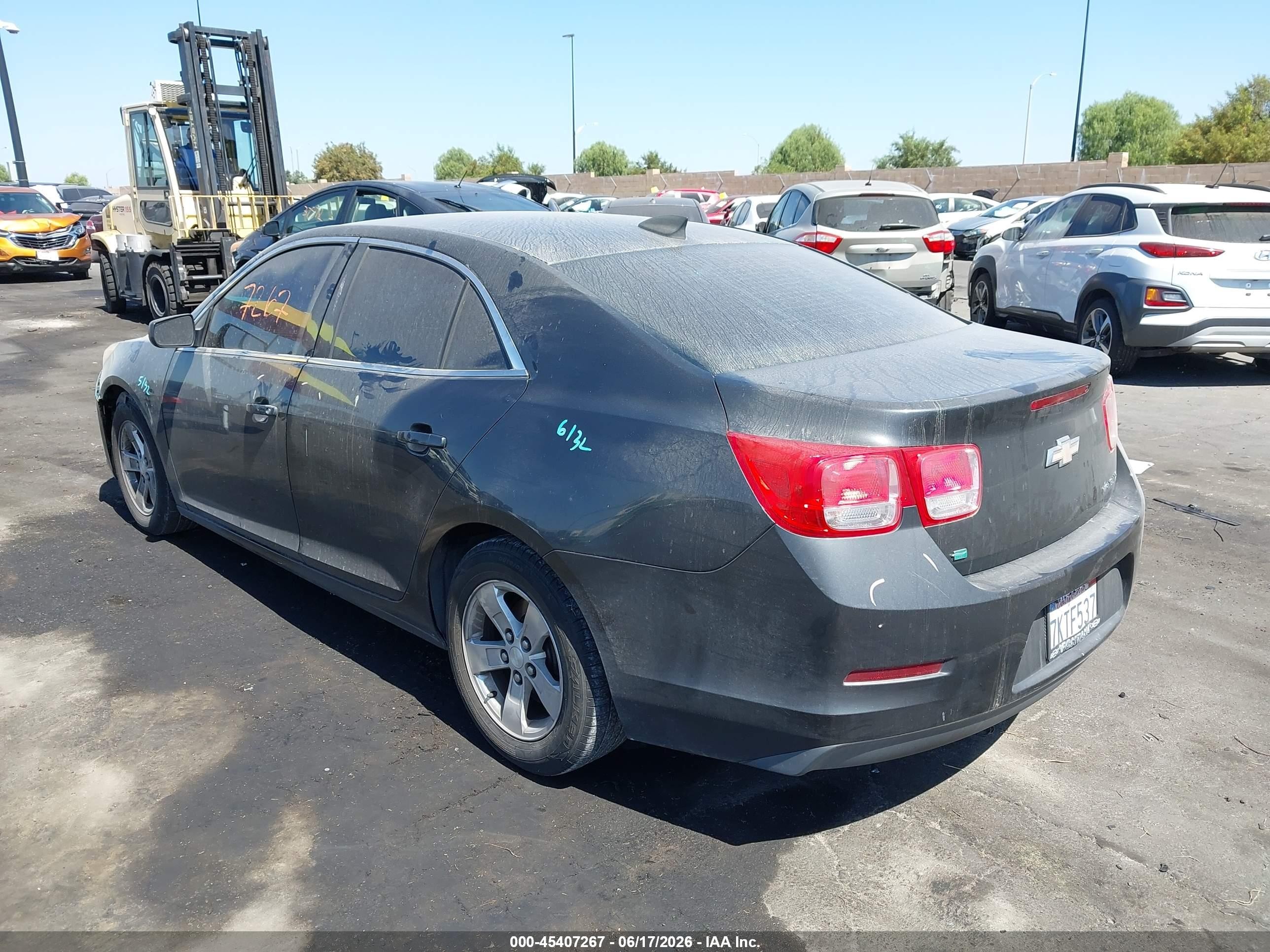 2015 Chevrolet Malibu Ls Black vin: 1G11B5SL7FF268304