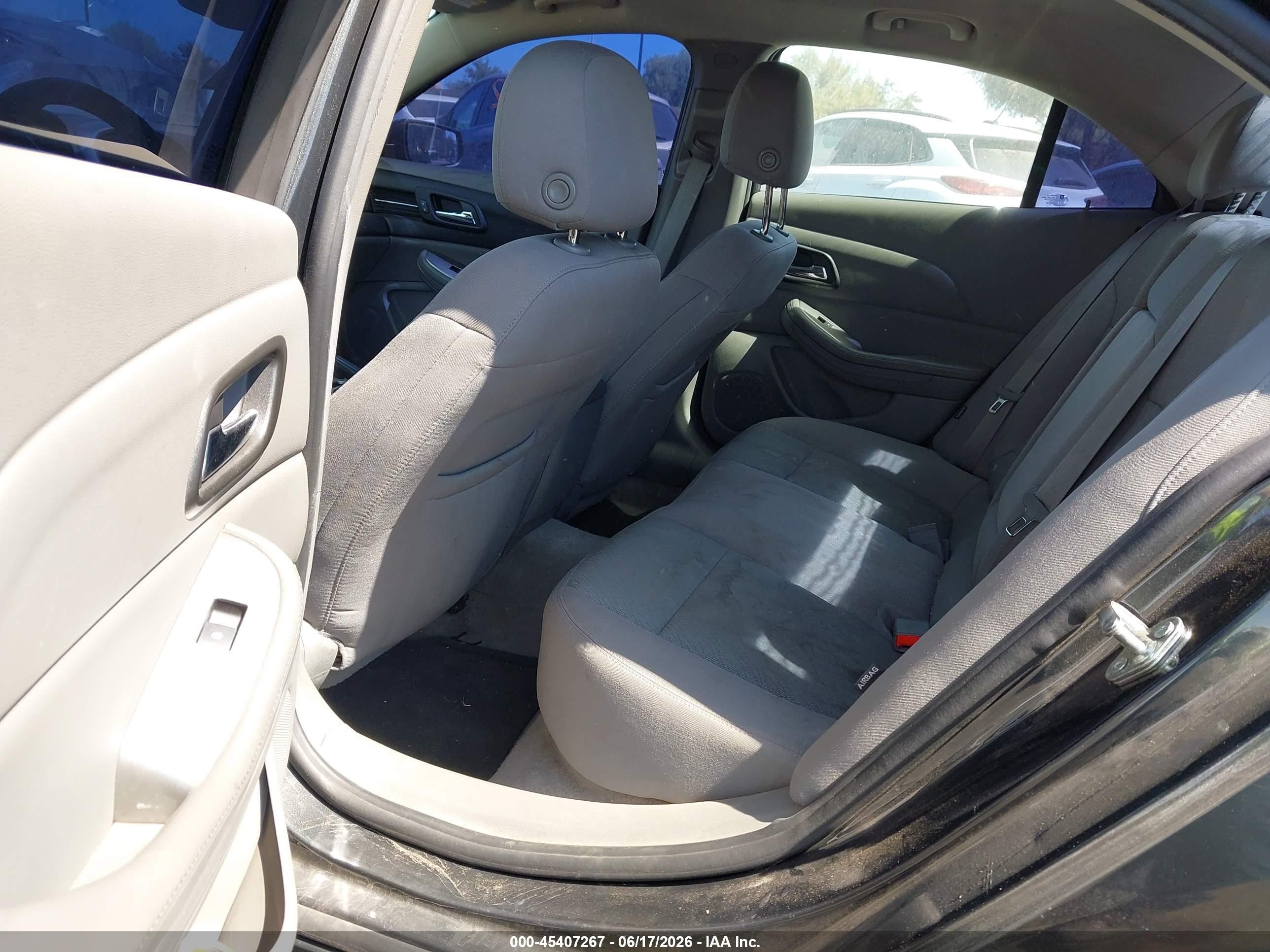 2015 Chevrolet Malibu Ls Black vin: 1G11B5SL7FF268304