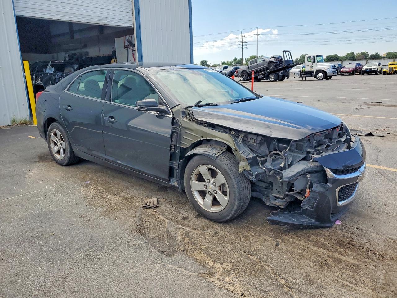 2015 Chevrolet Malibu Ls Charcoal vin: 1G11B5SL7FF324595