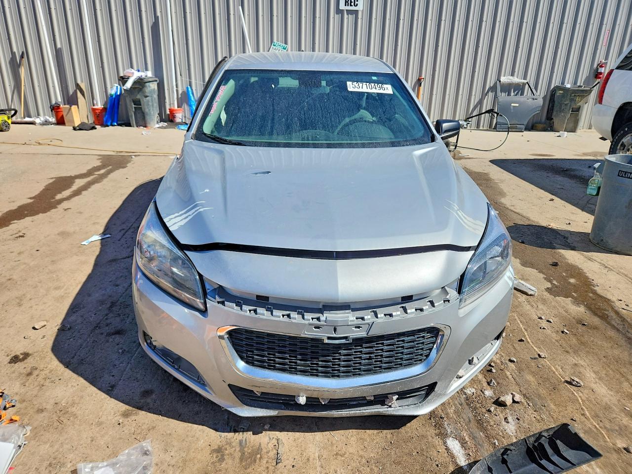 2015 Chevrolet Malibu Ls Серебряный vin: 1G11B5SL7FU130001