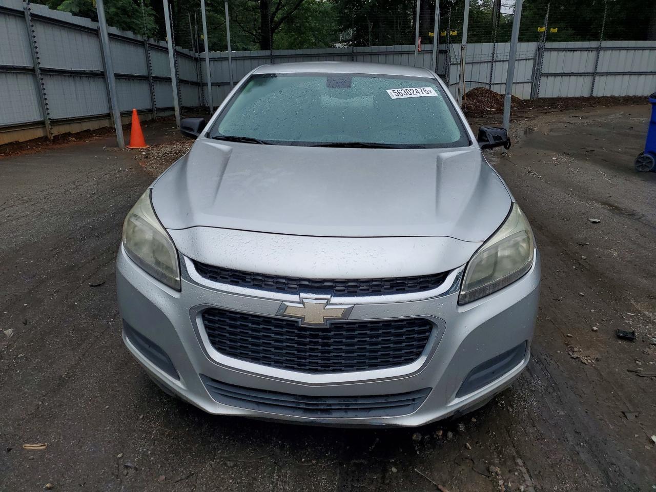 2015 Chevrolet Malibu Ls Silver vin: 1G11B5SL7FU150927