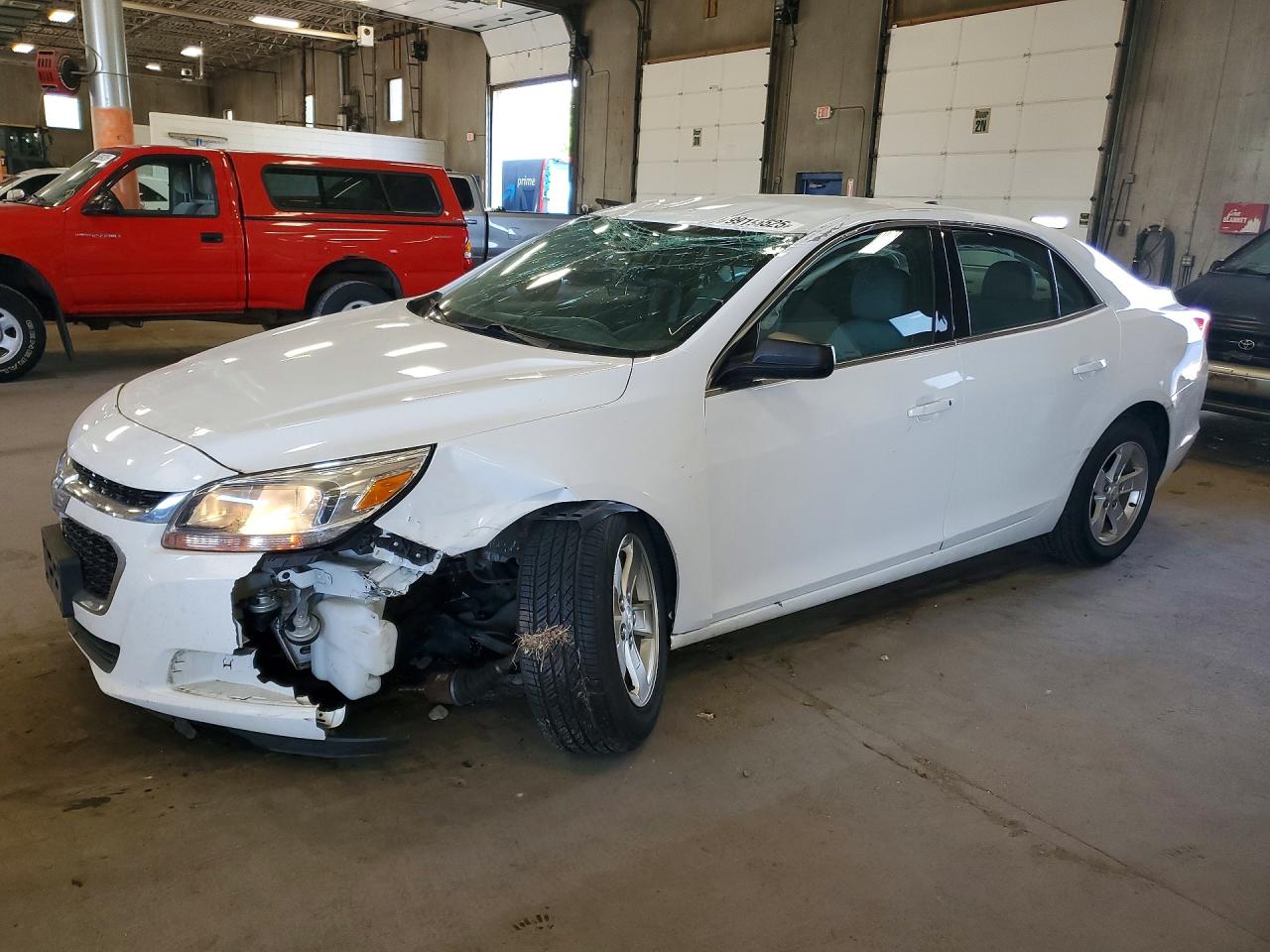 2014 Chevrolet Malibu Ls White vin: 1G11B5SL8EF114859