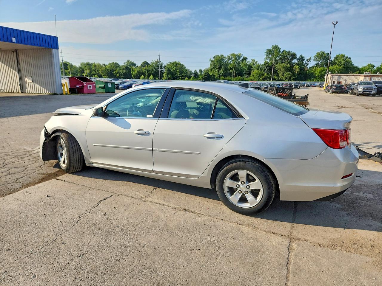 2014 Chevrolet Malibu Ls Silver vin: 1G11B5SL8EF117633