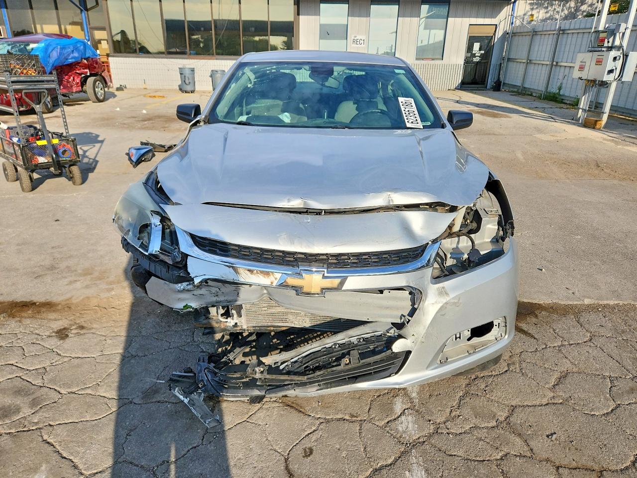 2014 Chevrolet Malibu Ls Silver vin: 1G11B5SL8EF117633