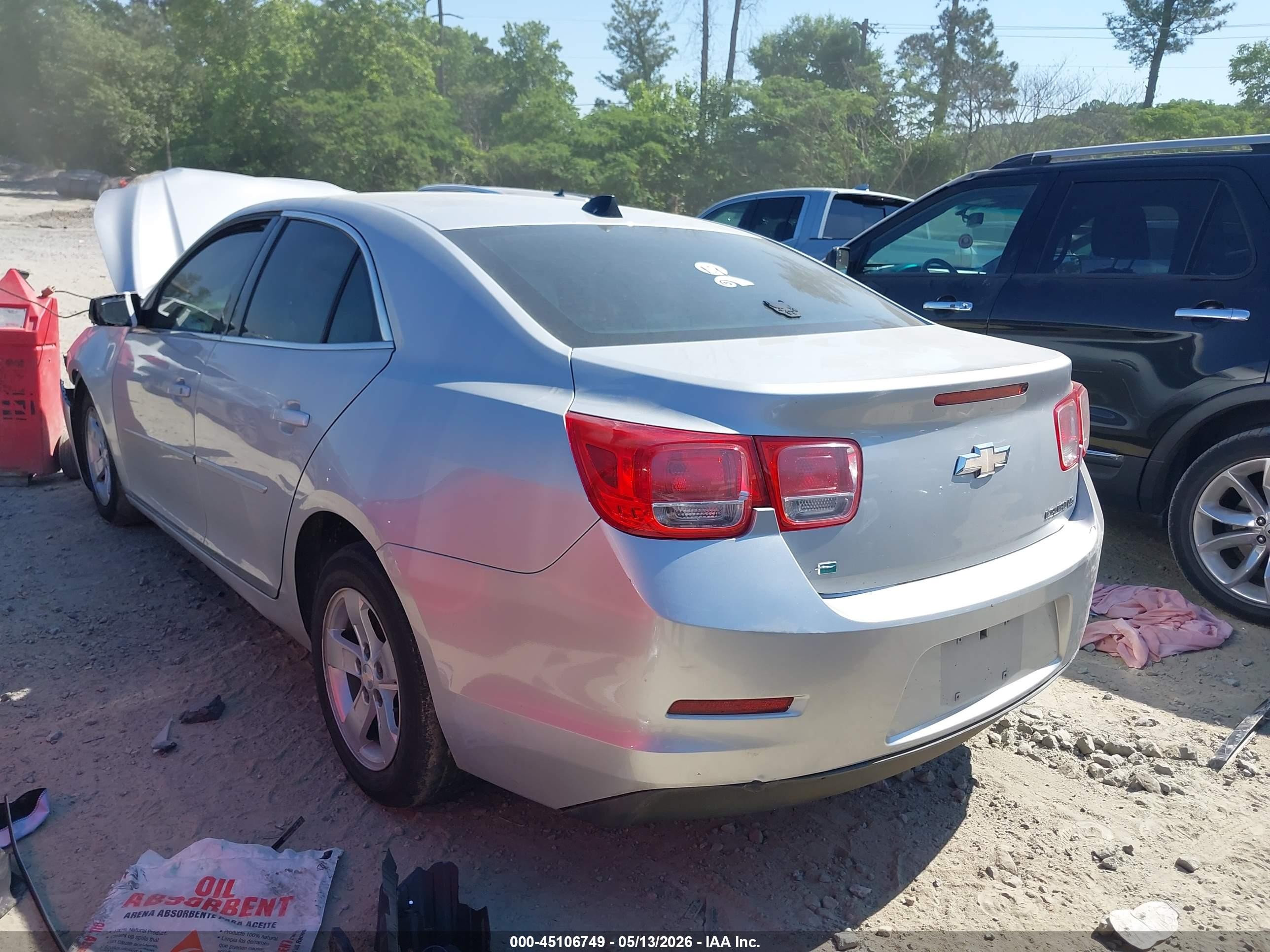 2014 Chevrolet Malibu 1ls Silver vin: 1G11B5SL8EF199136