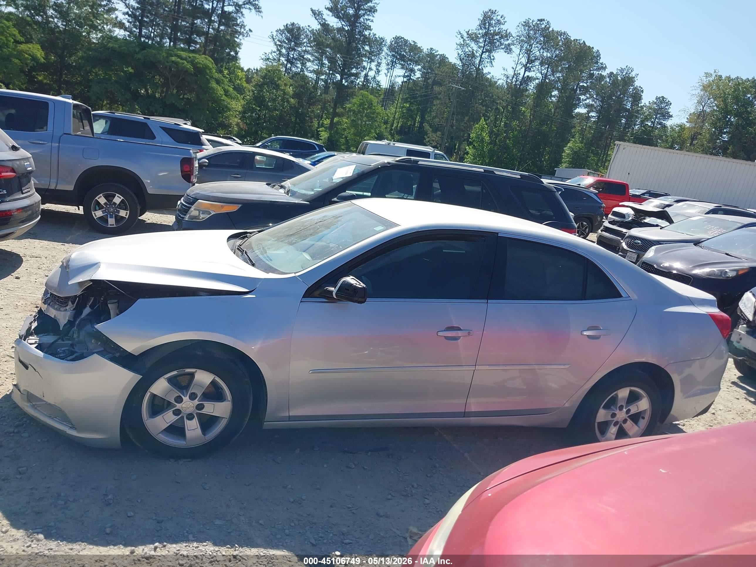 2014 Chevrolet Malibu 1ls Silver vin: 1G11B5SL8EF199136
