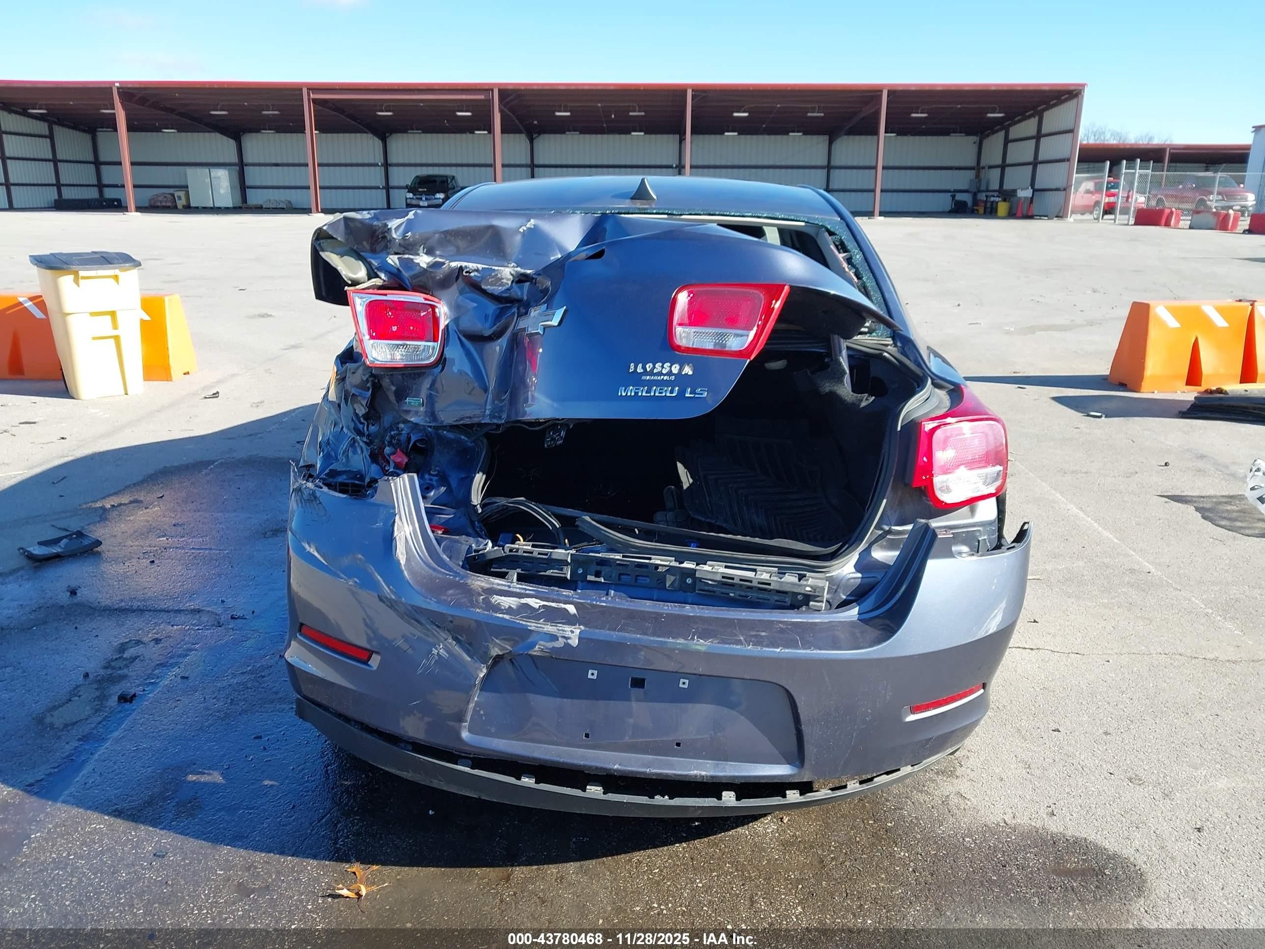 2014 Chevrolet Malibu 1ls Blue vin: 1G11B5SL8EF222172