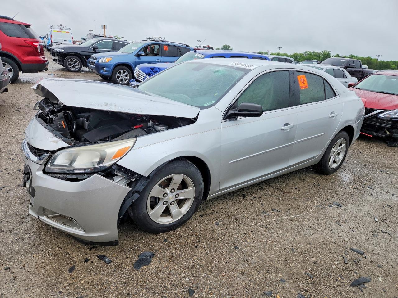 2014 Chevrolet Malibu Ls Silver vin: 1G11B5SL8EF289936