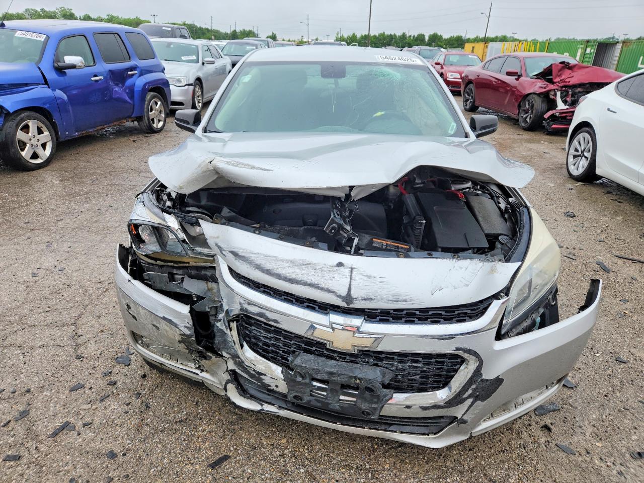 2014 Chevrolet Malibu Ls Silver vin: 1G11B5SL8EF289936