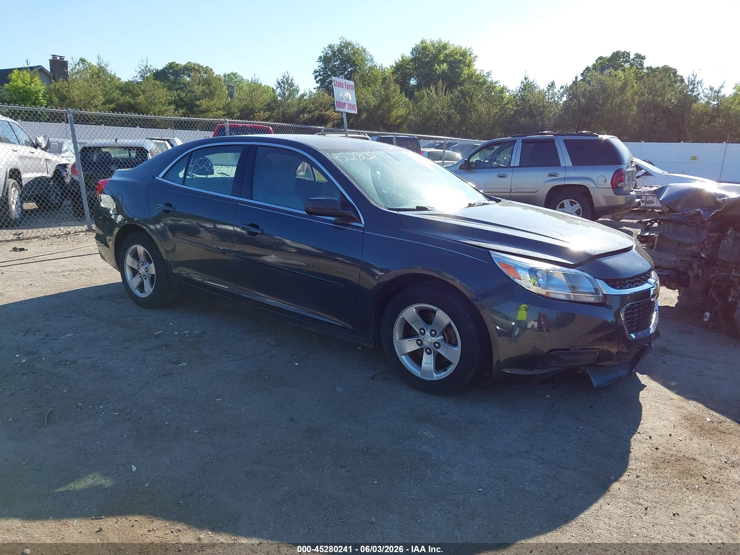 2014 Chevrolet Malibu 1ls Gray vin: 1G11B5SL8EF294232
