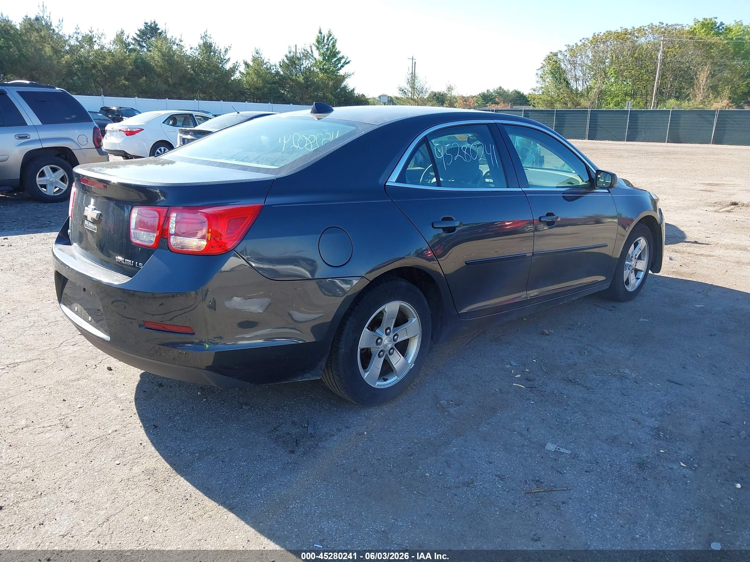 2014 Chevrolet Malibu 1ls Gray vin: 1G11B5SL8EF294232