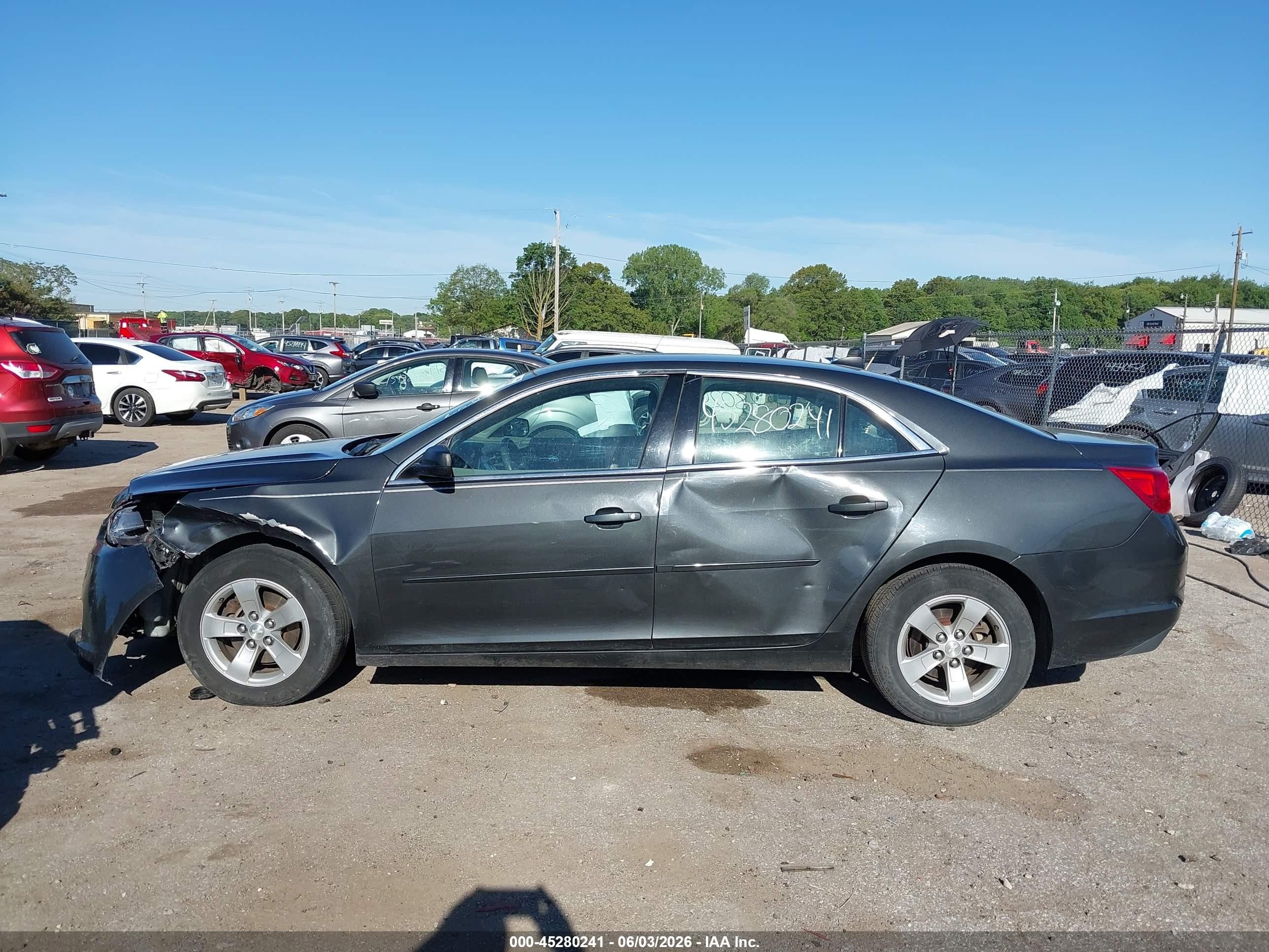 2014 Chevrolet Malibu 1ls Gray vin: 1G11B5SL8EF294232