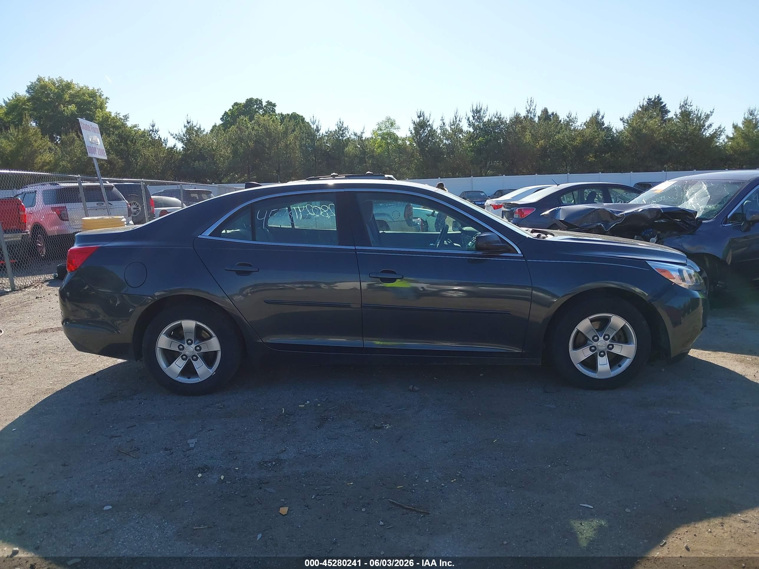 2014 Chevrolet Malibu 1ls Gray vin: 1G11B5SL8EF294232