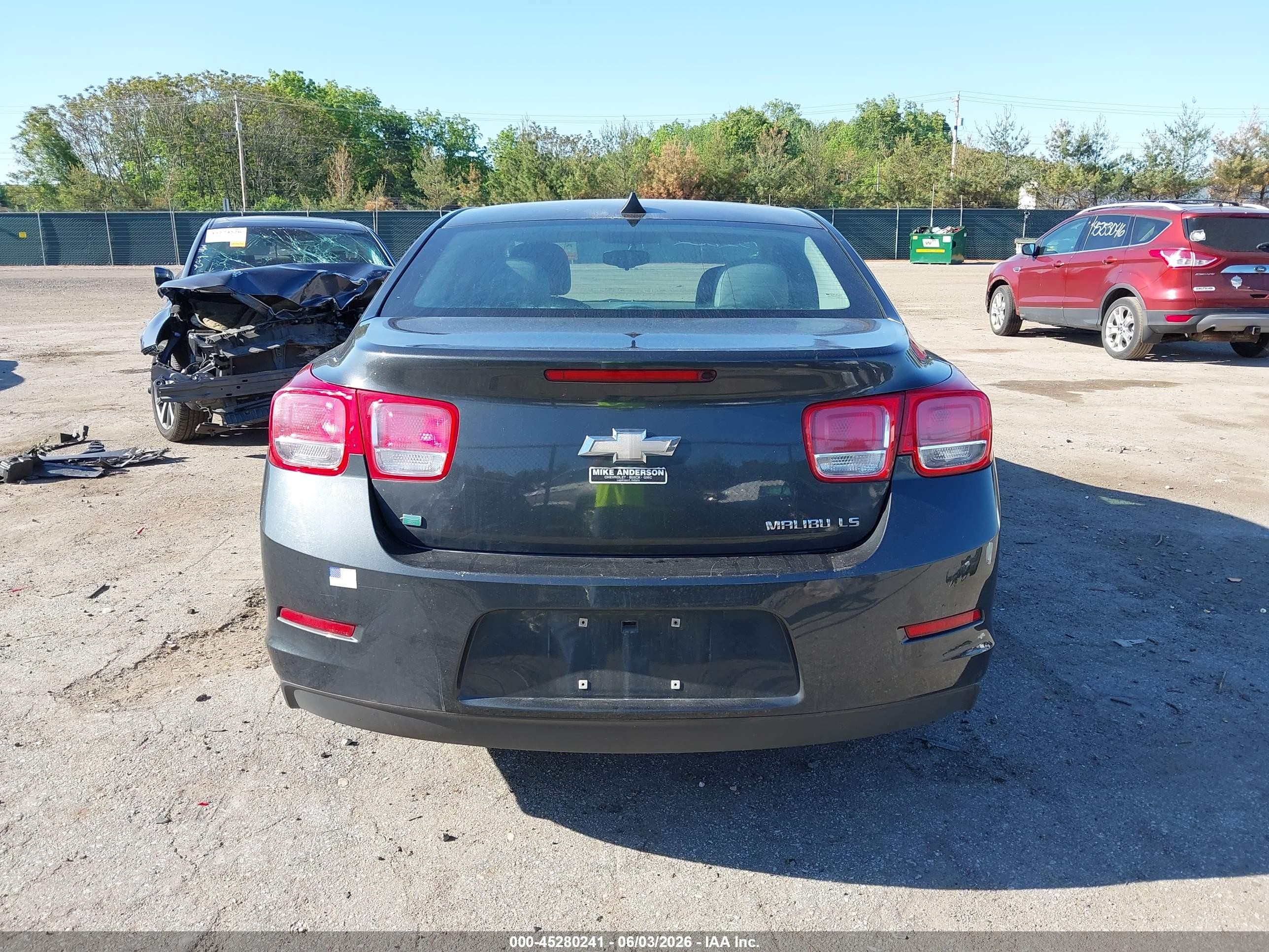 2014 Chevrolet Malibu 1ls Gray vin: 1G11B5SL8EF294232