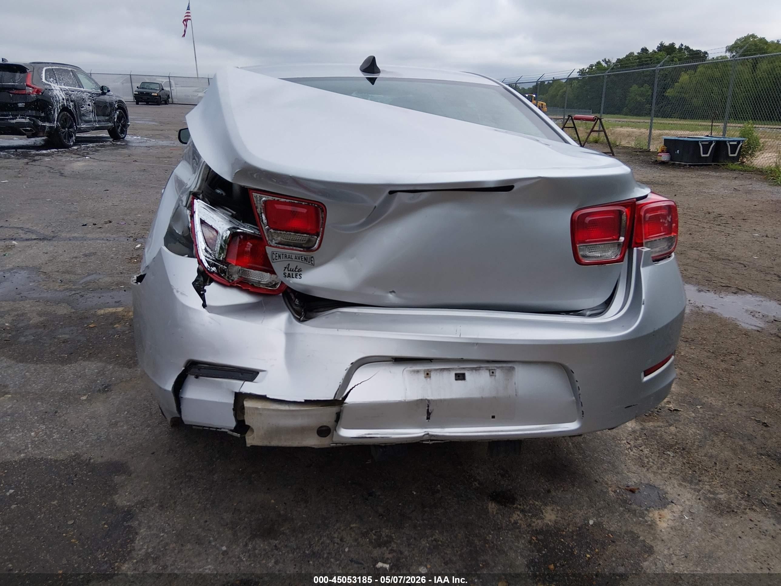 2015 Chevrolet Malibu Ls Gray vin: 1G11B5SL8FF115155