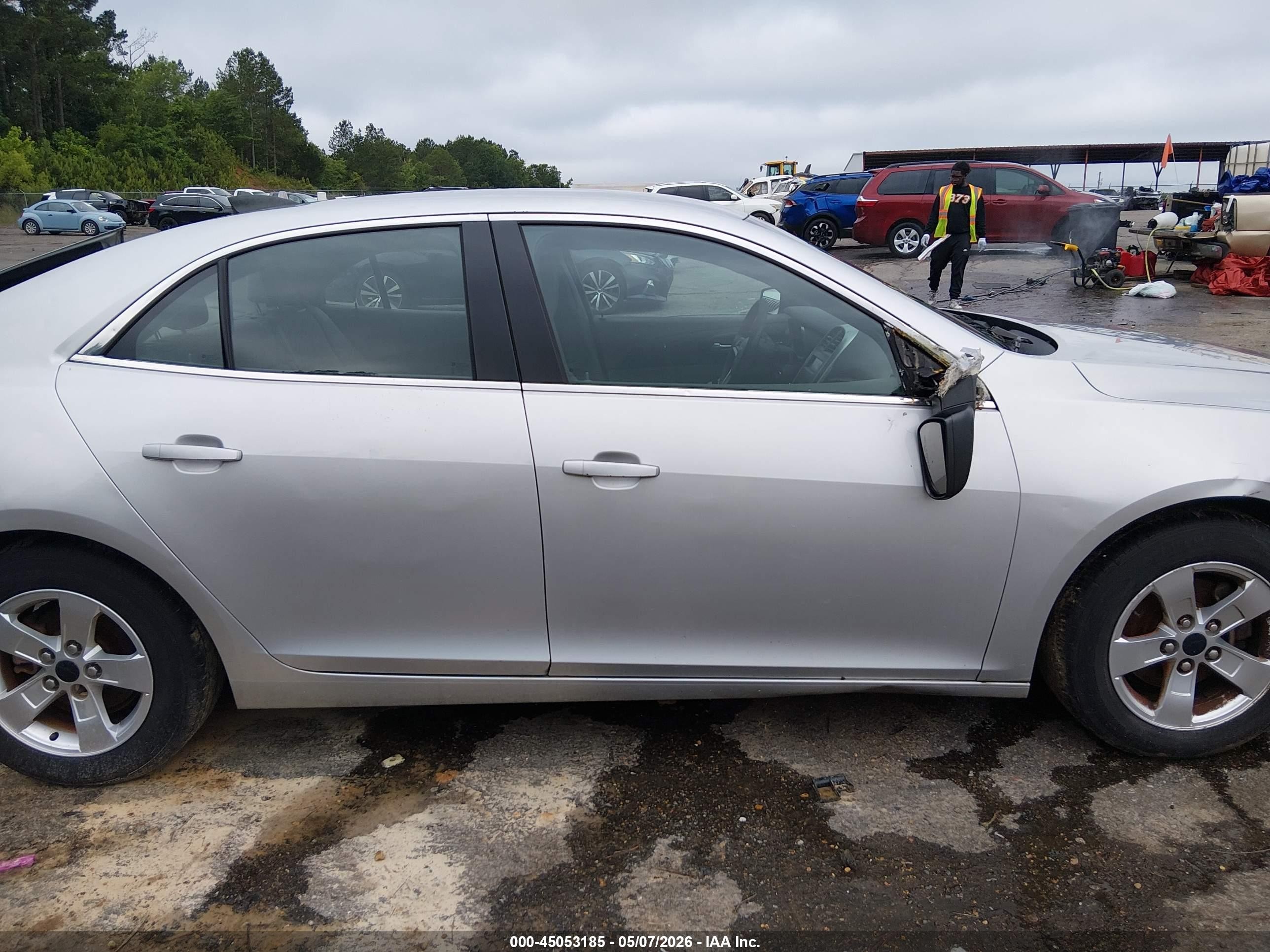 2015 Chevrolet Malibu Ls Gray vin: 1G11B5SL8FF115155