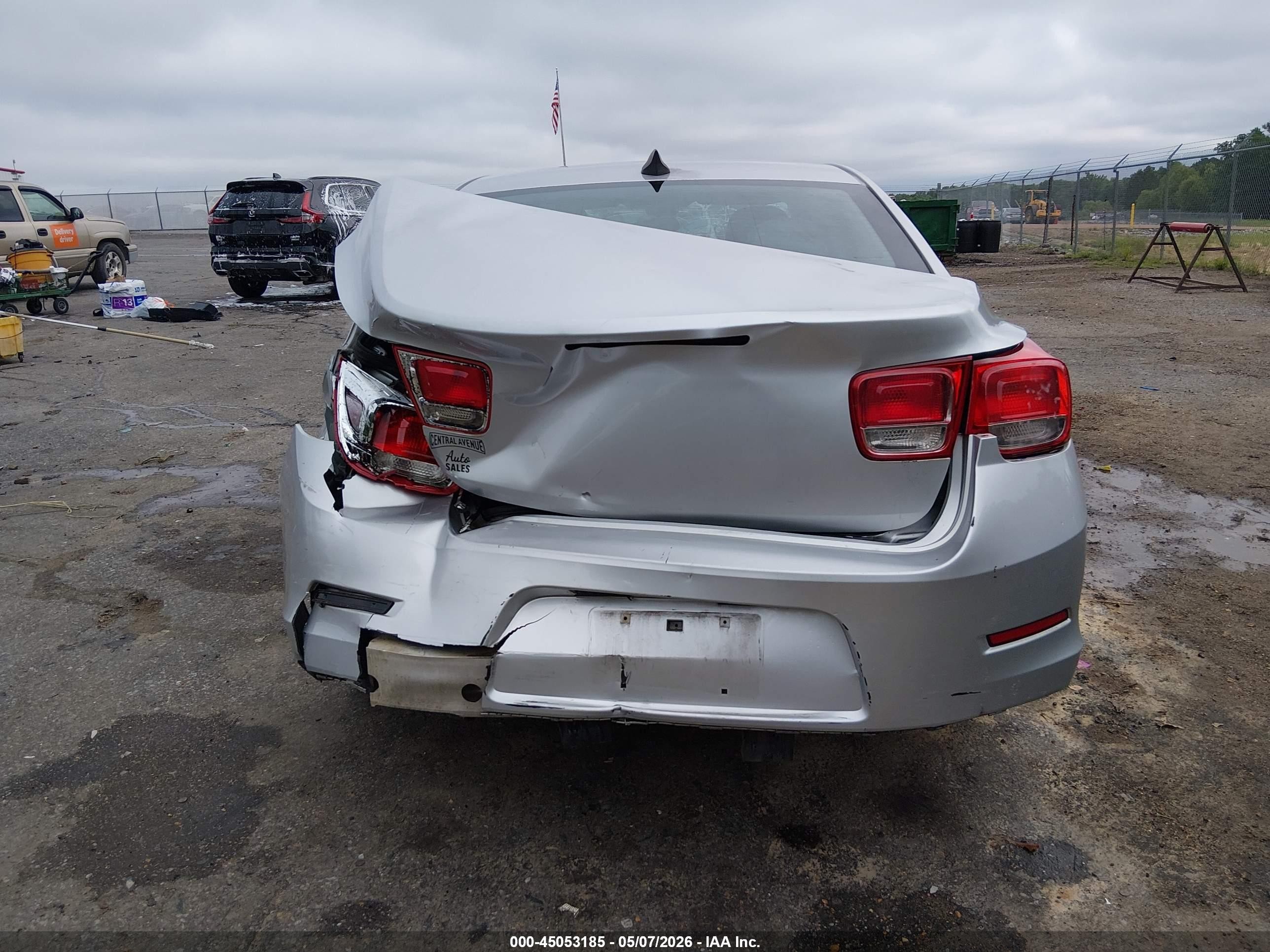 2015 Chevrolet Malibu Ls Gray vin: 1G11B5SL8FF115155