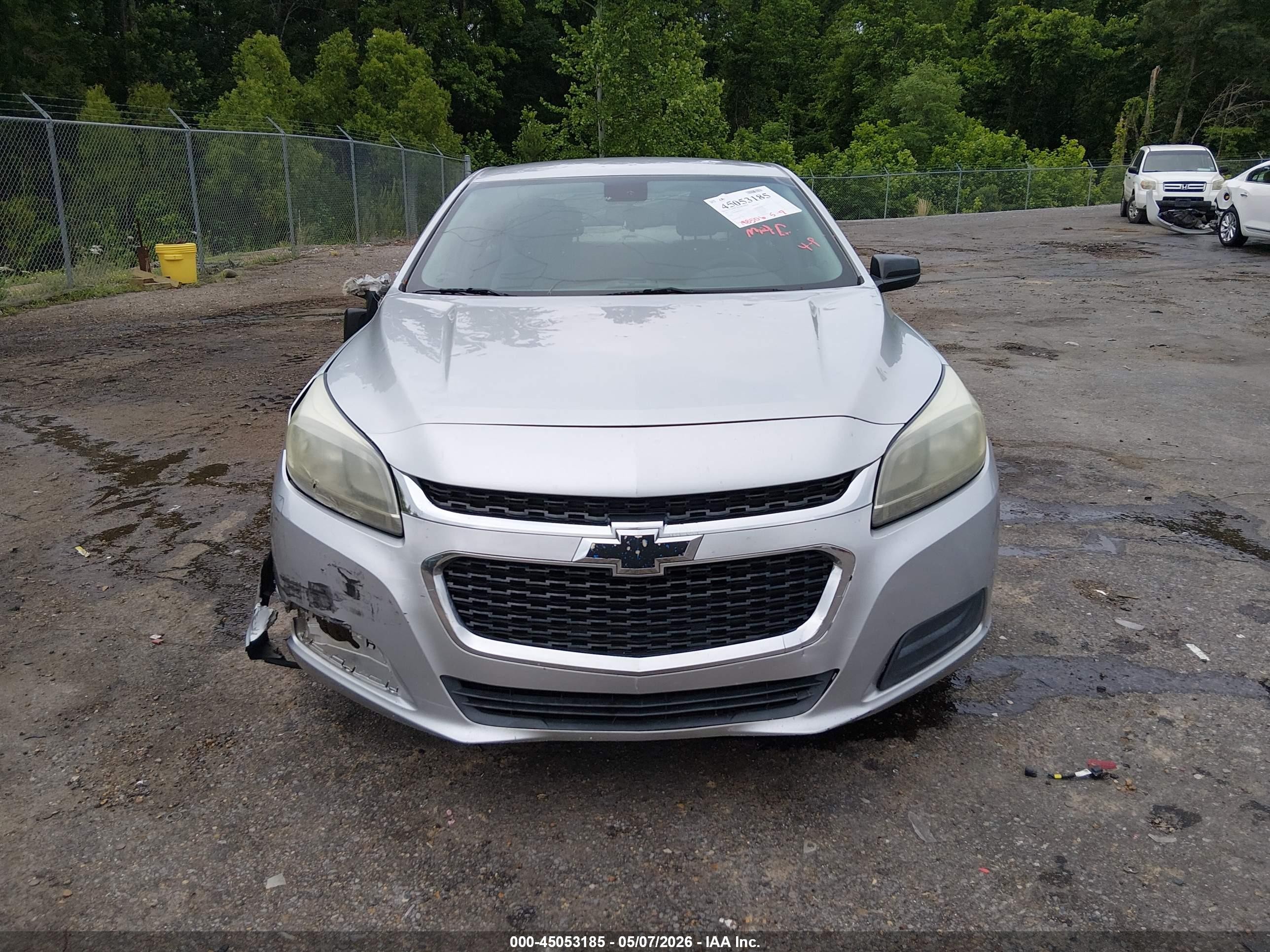 2015 Chevrolet Malibu Ls Gray vin: 1G11B5SL8FF115155