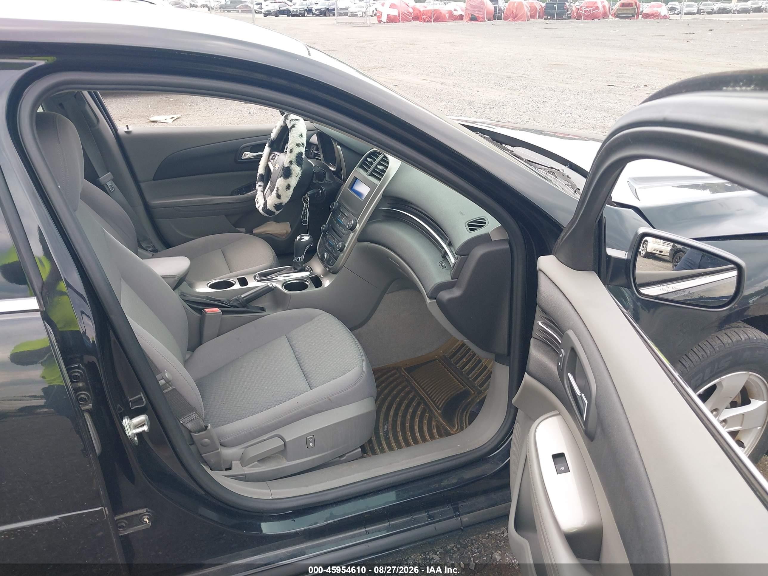 2015 Chevrolet Malibu Ls Black vin: 1G11B5SL8FF129377