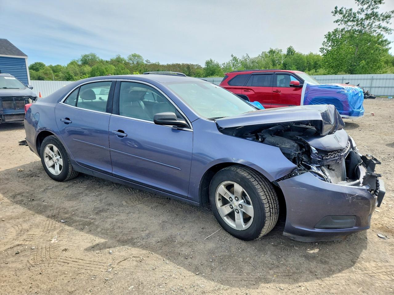 2015 Chevrolet Malibu Ls Blue vin: 1G11B5SL8FF189417