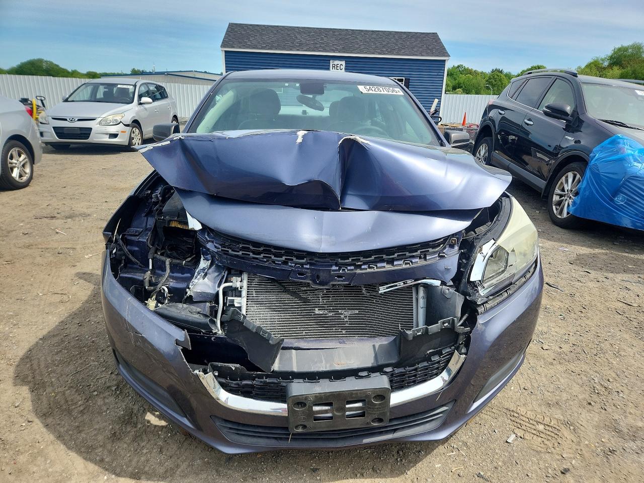 2015 Chevrolet Malibu Ls Blue vin: 1G11B5SL8FF189417
